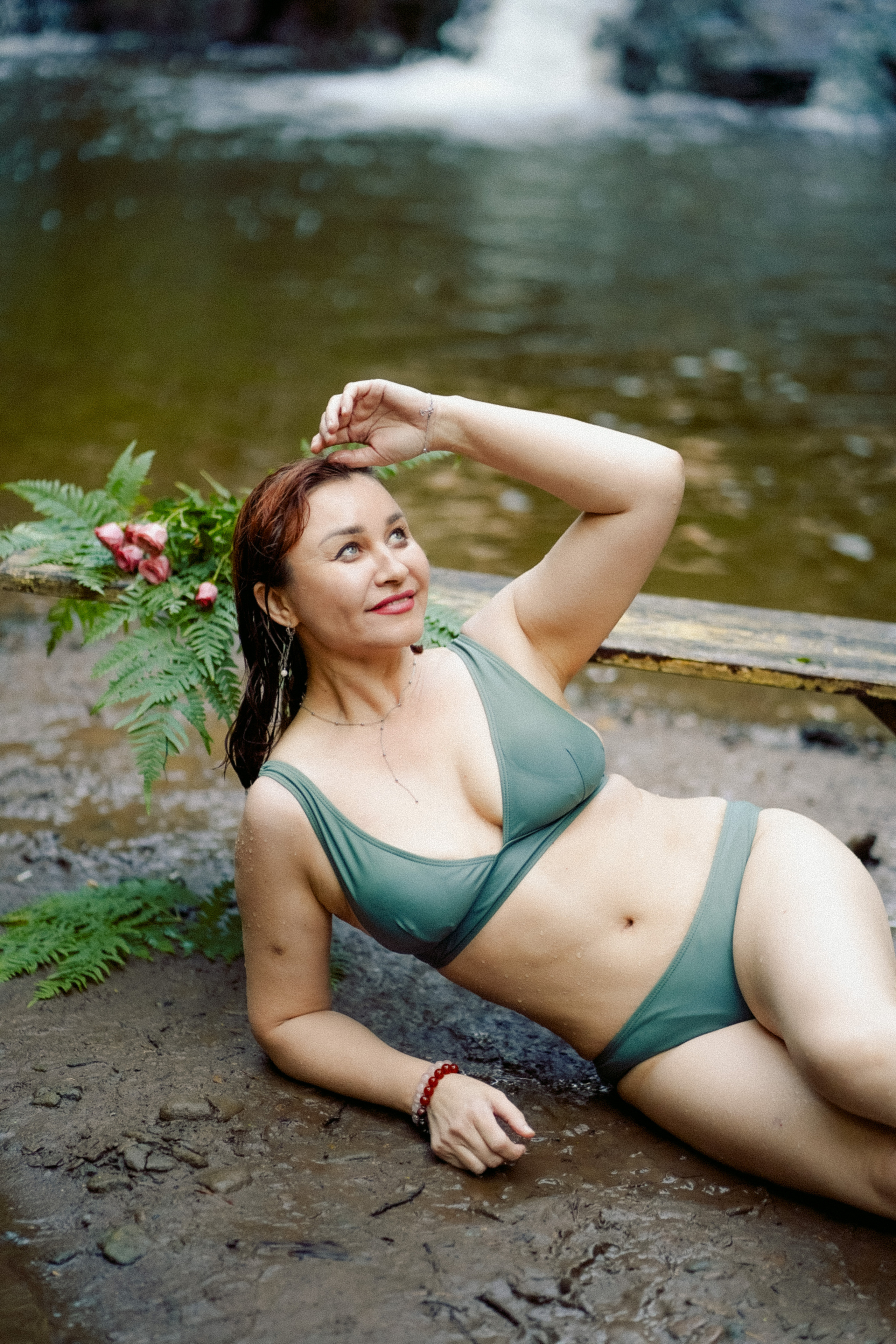 На водопаде