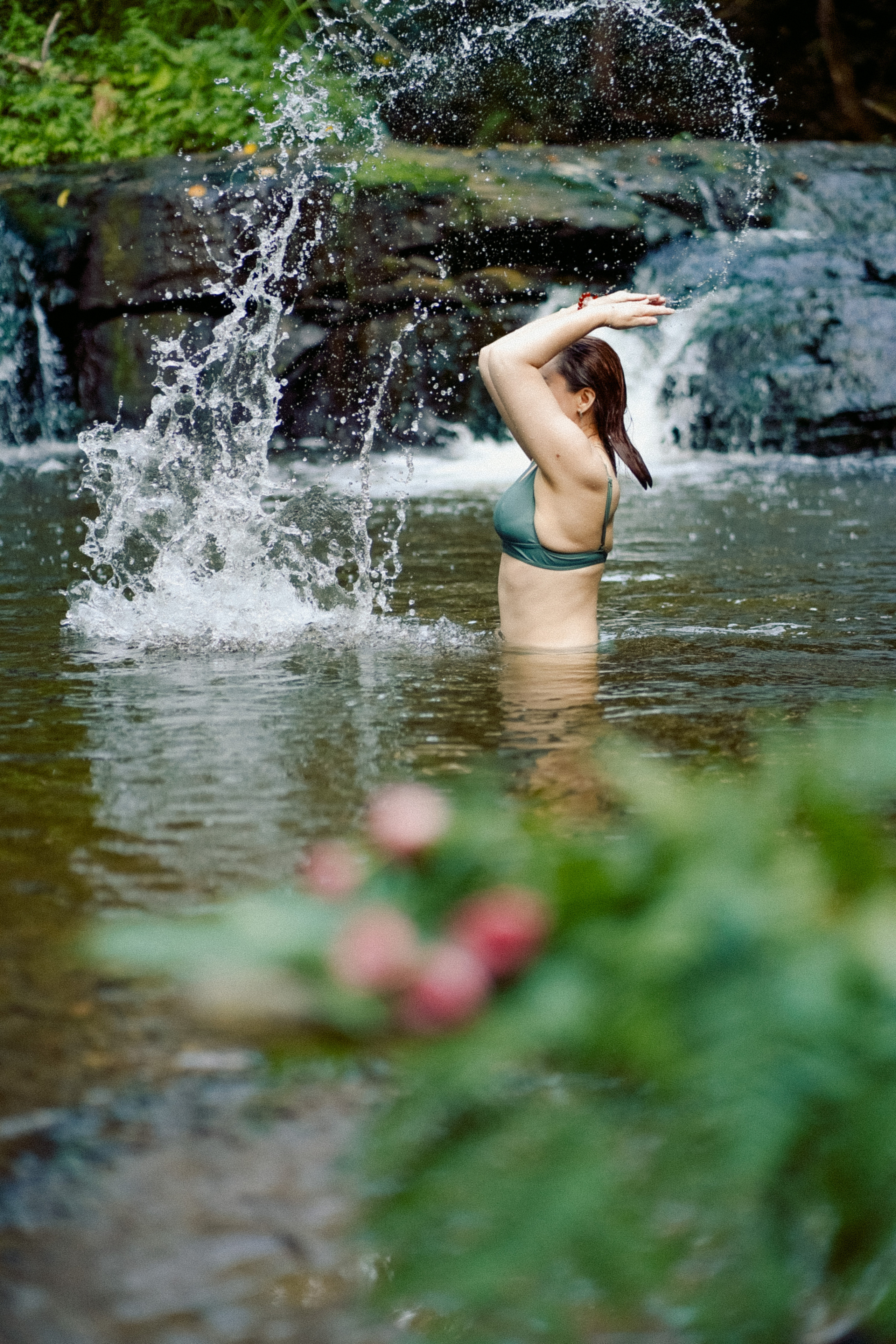 На водопаде