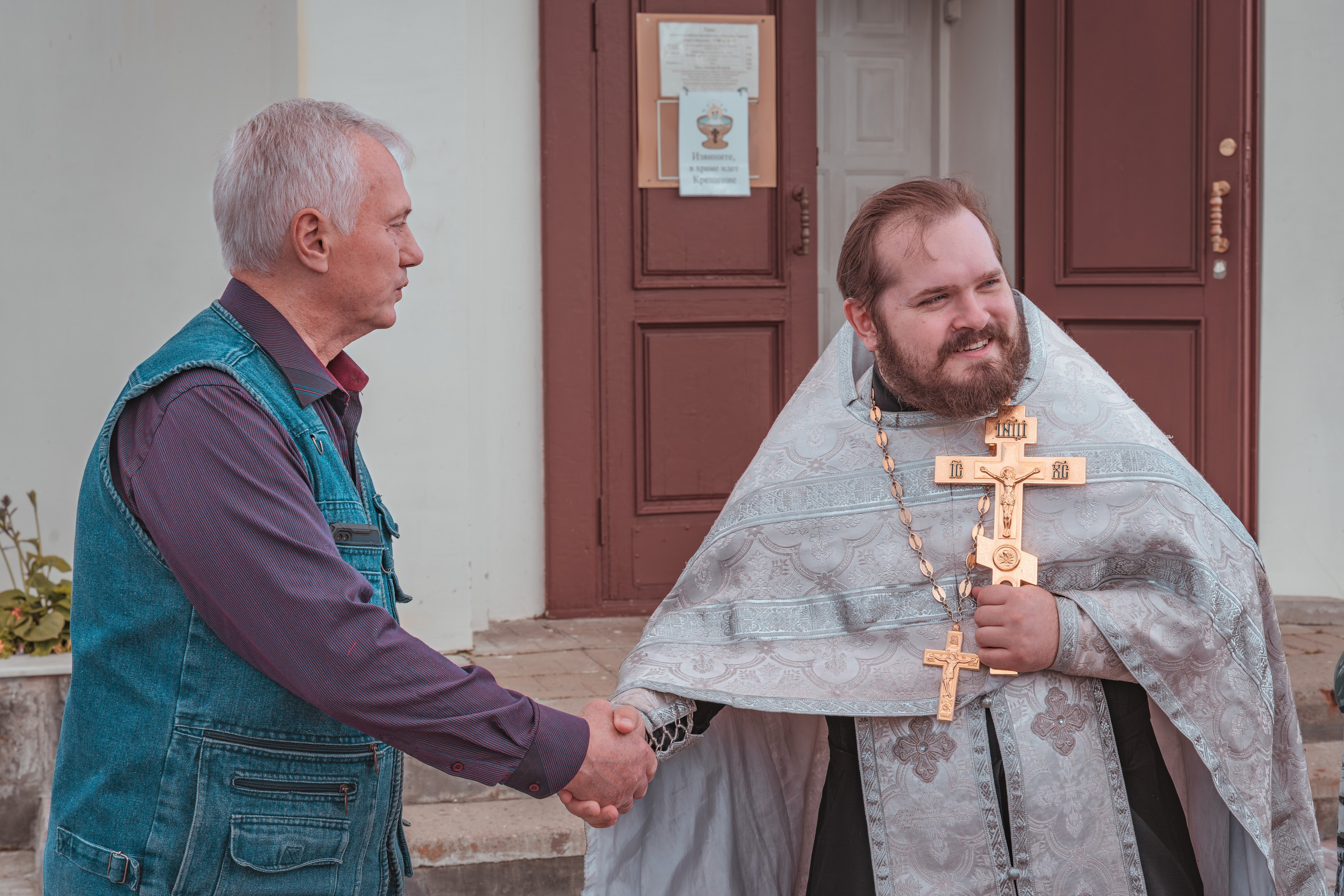Крещение Анастасии в храме Михаила Тверского. Фотограф Евгений Егоров