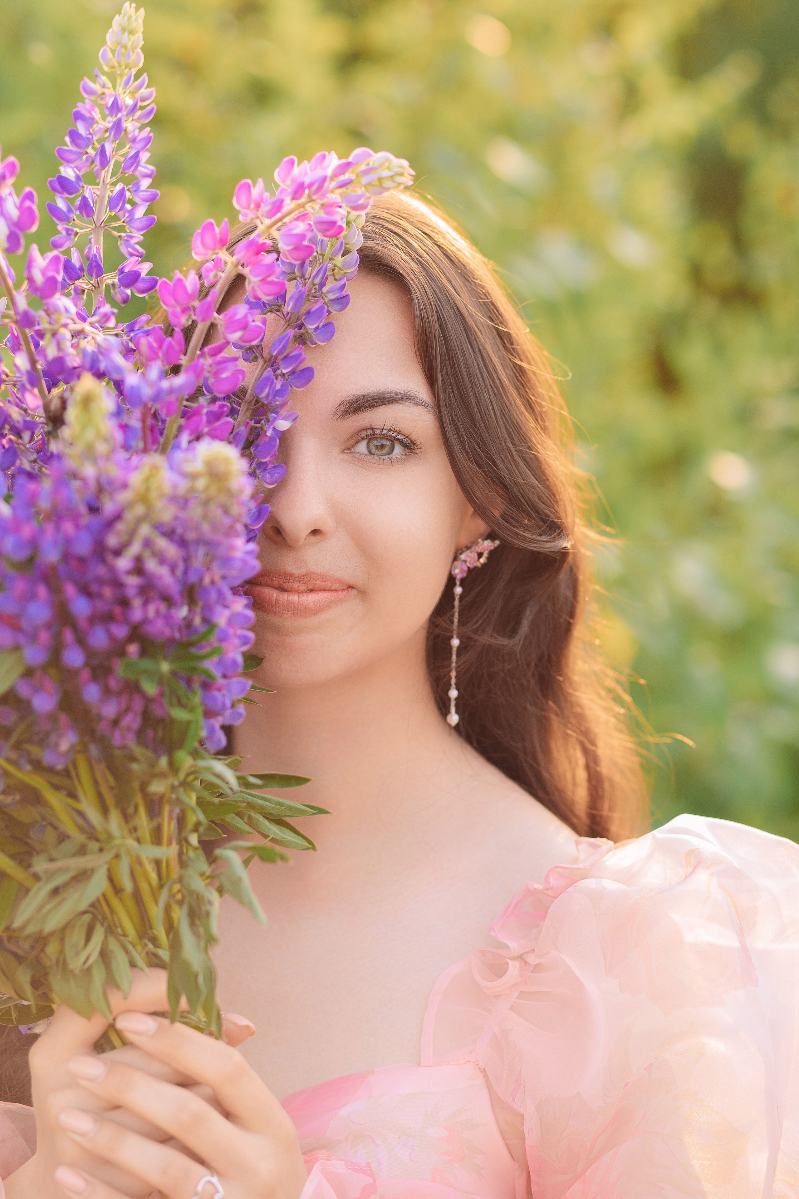 Индивидуальная фотосессия в люпинах. Фотограф в Санкт-Петербурге, Анна Скворцова