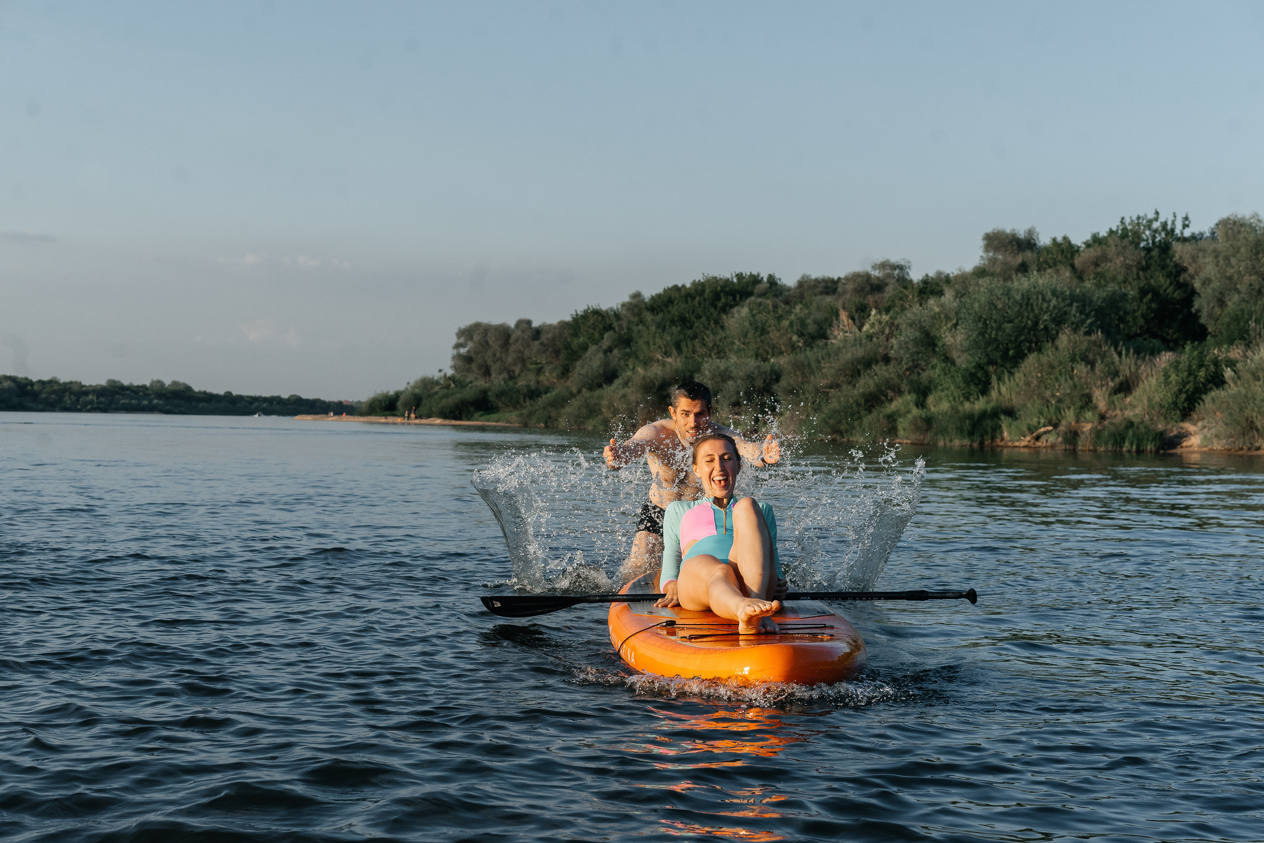 Екатерина и Олег, Love Story на сапах. Лиза Фирстова — самый добрый фотограф