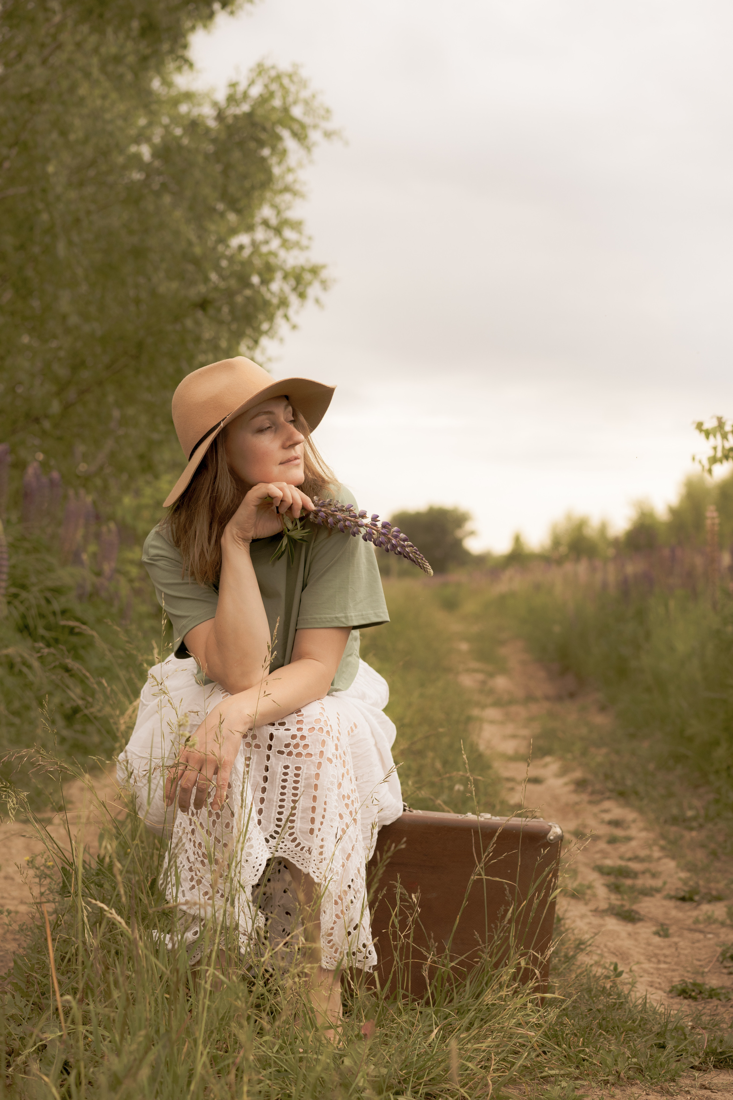 Фотосессия в люпинрах. Лиза Фирстова — самый добрый фотограф