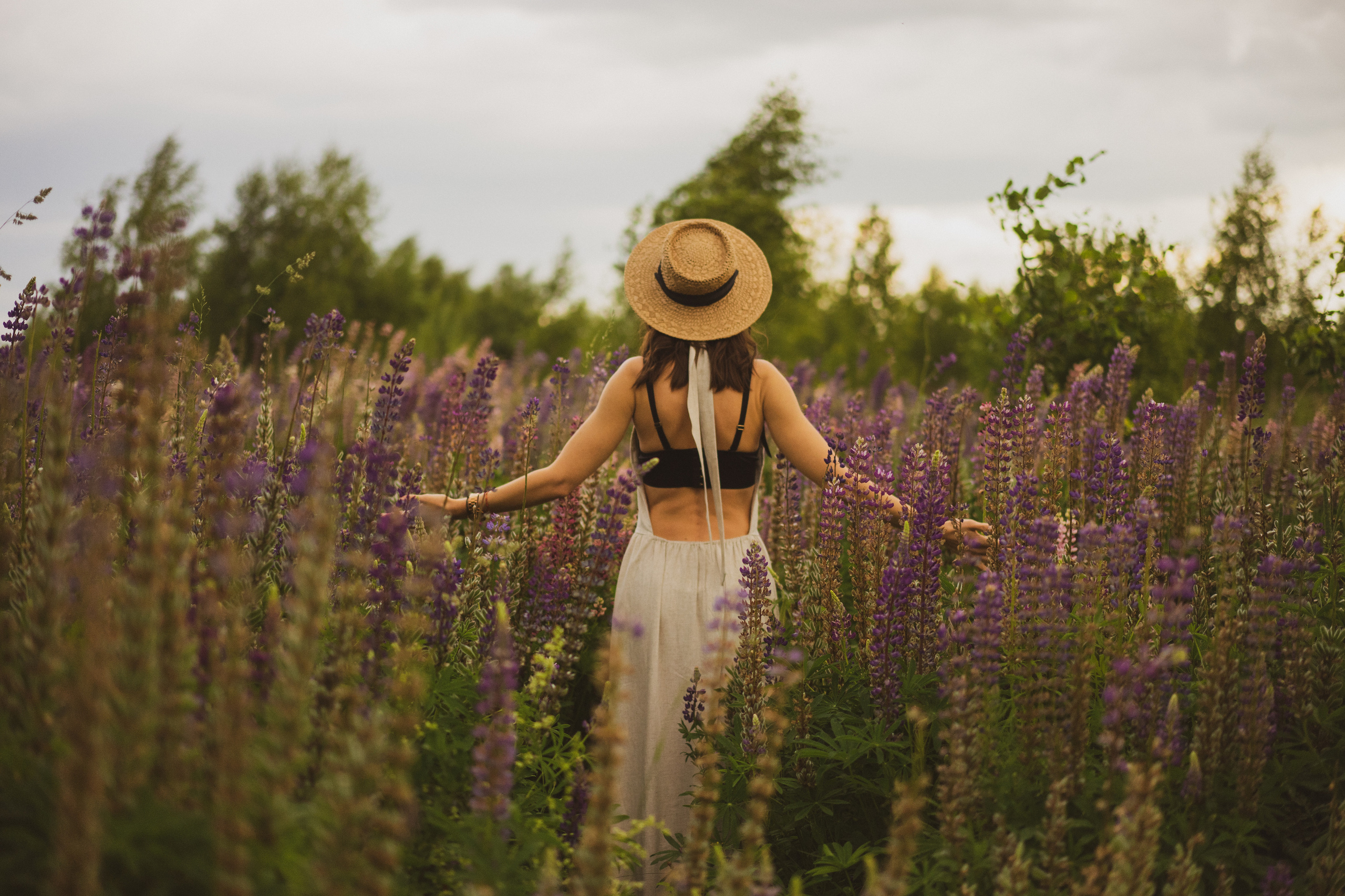 Фотосессия в люпинрах. Лиза Фирстова — самый добрый фотограф