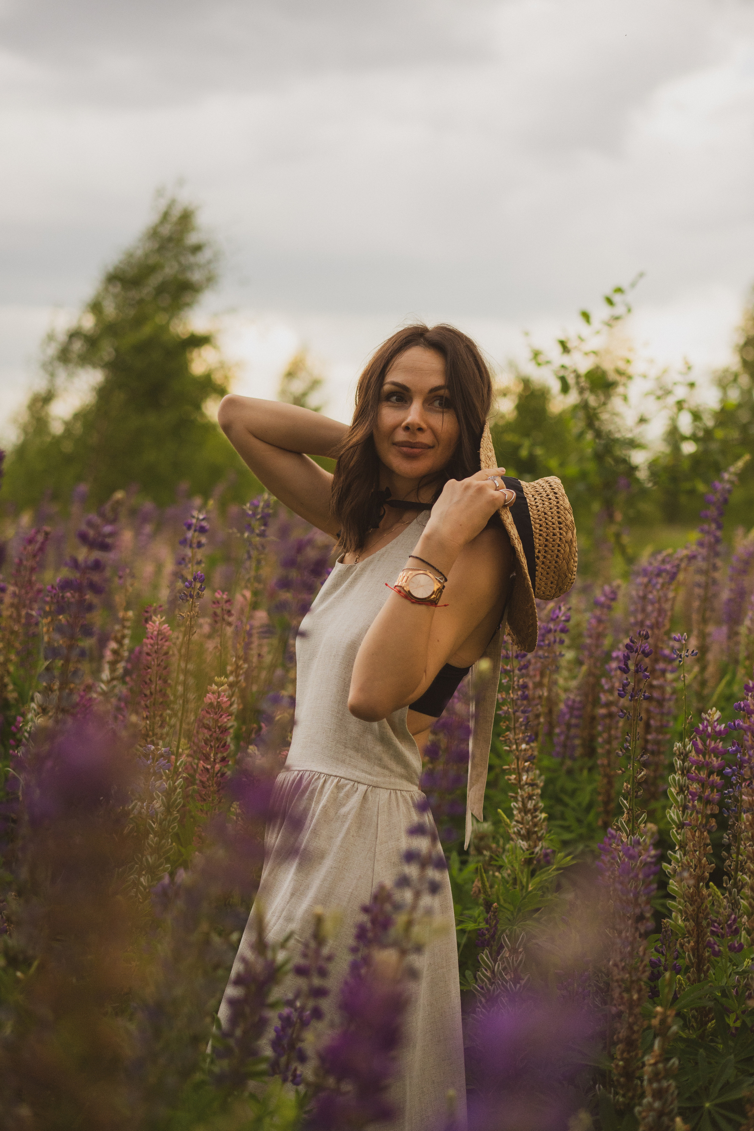 Фотосессия в люпинрах. Лиза Фирстова — самый добрый фотограф