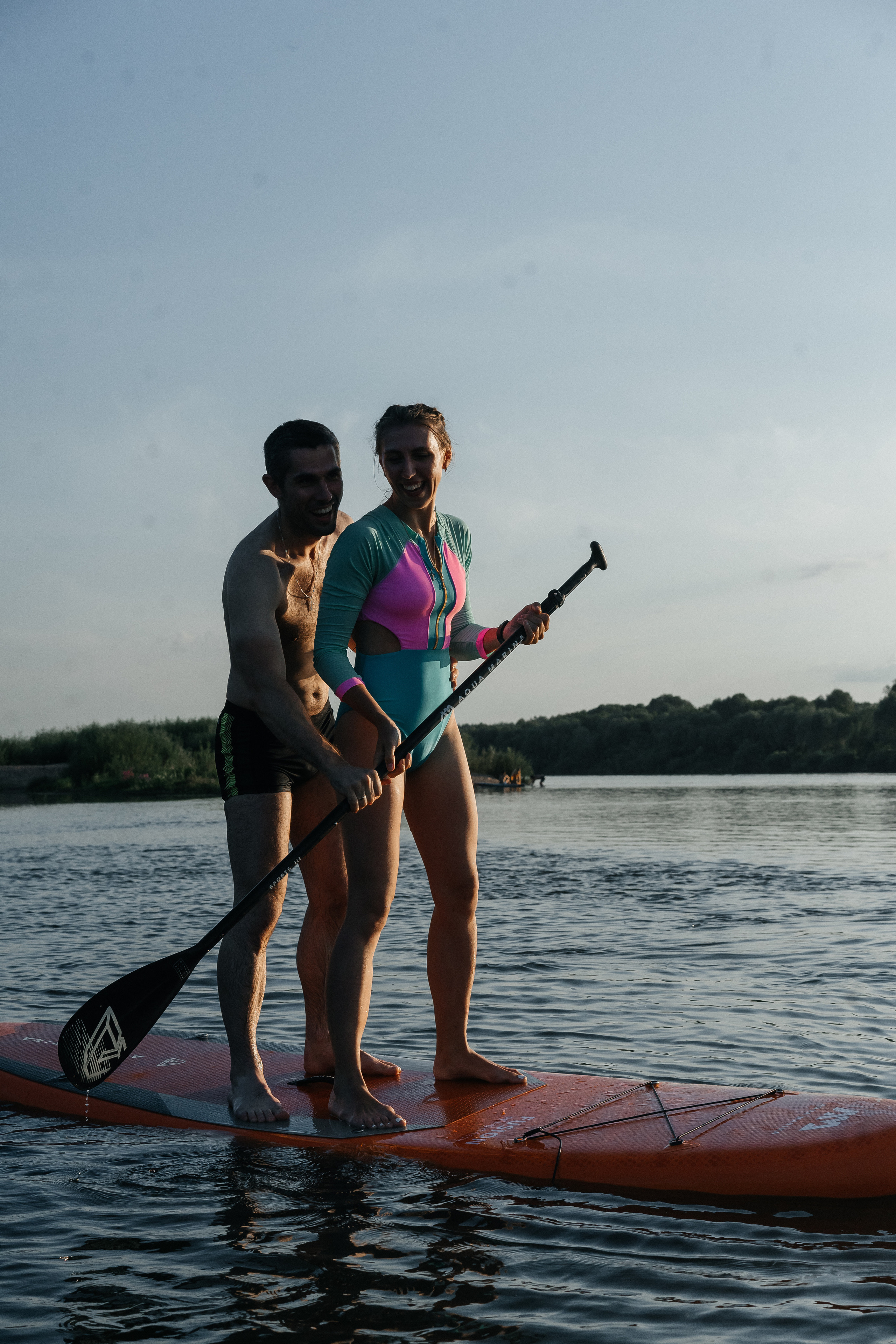 Екатерина и Олег, Love Story на сапах. Лиза Фирстова — самый добрый фотограф