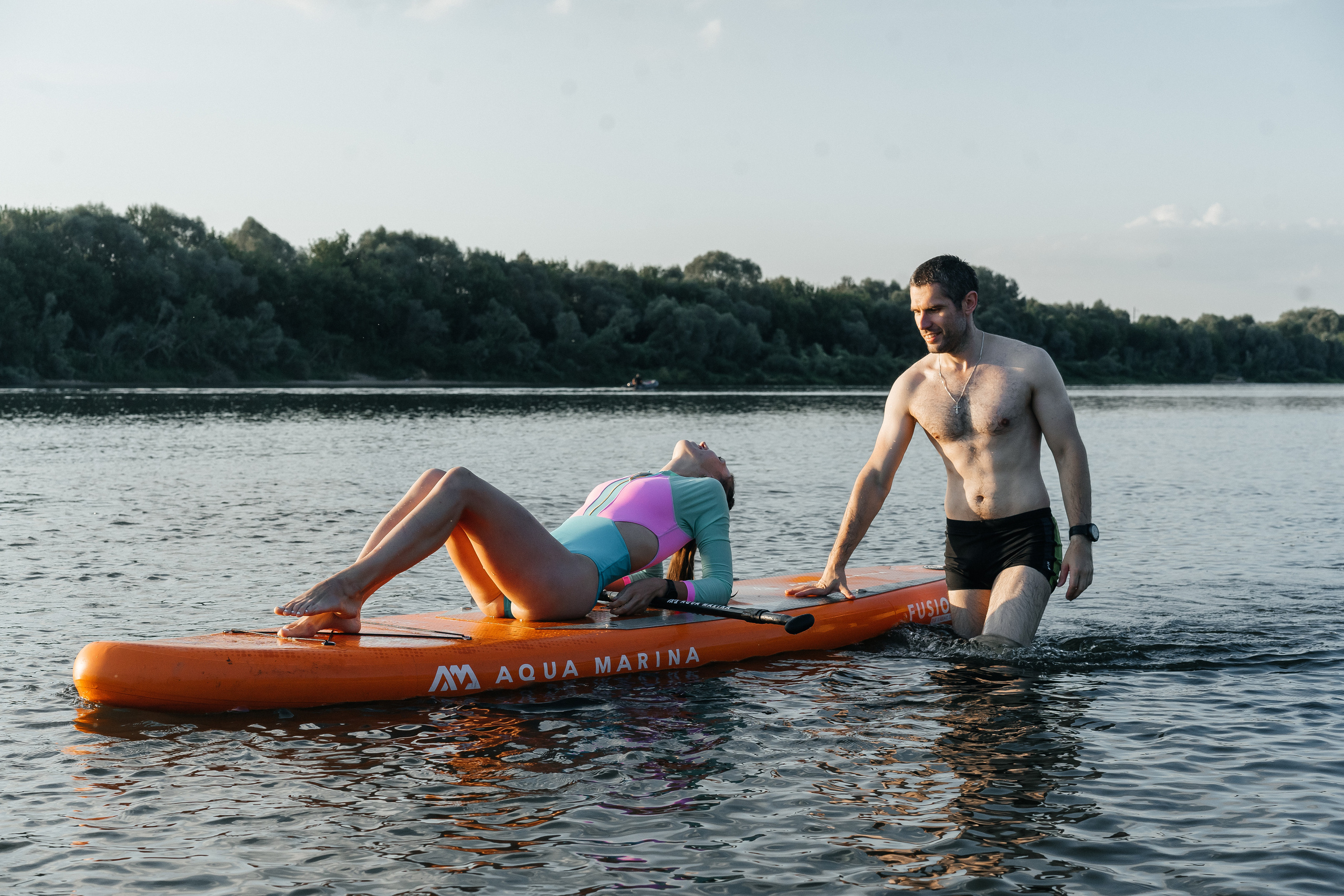 Екатерина и Олег, Love Story на сапах. Лиза Фирстова — самый добрый фотограф