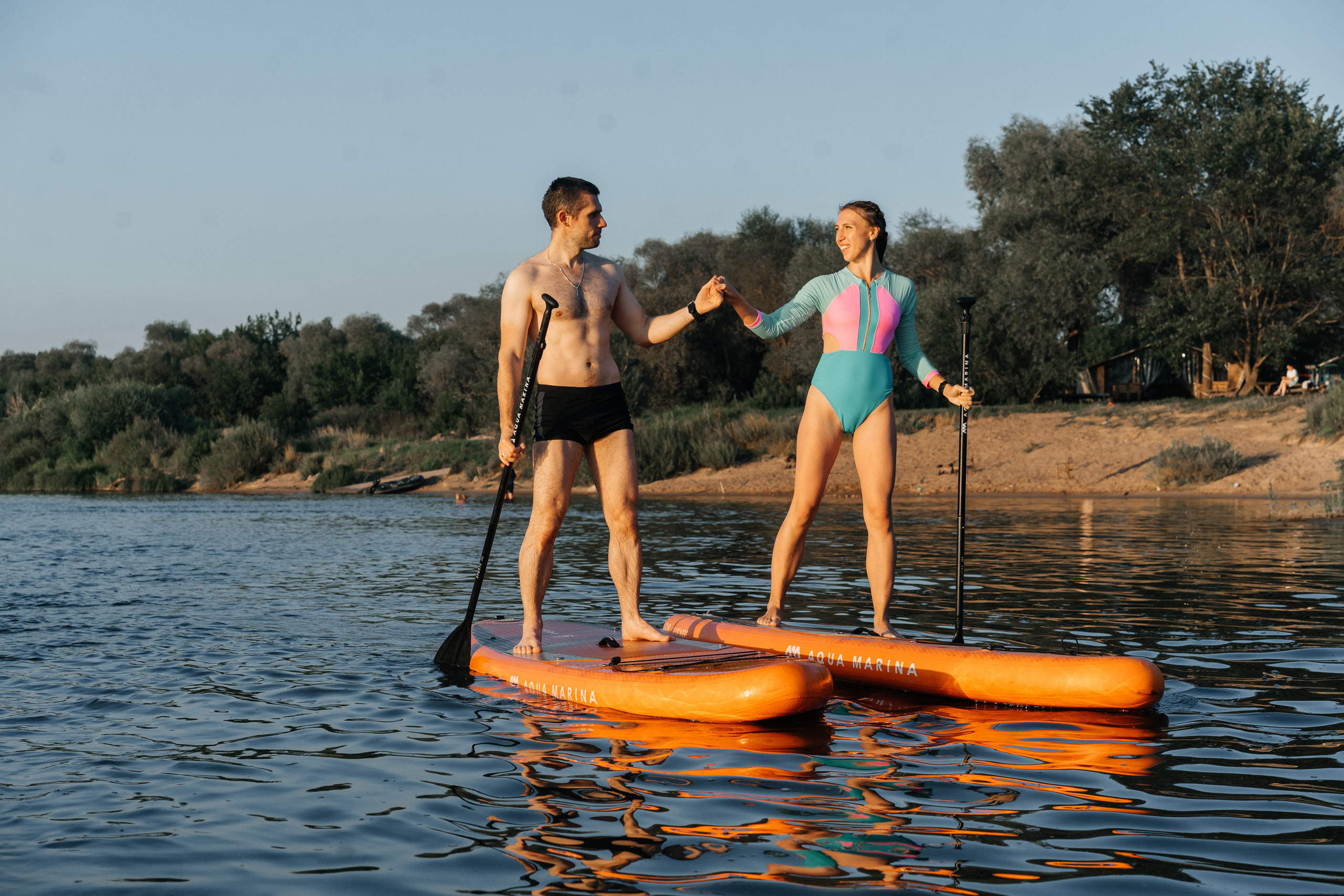 Екатерина и Олег, Love Story на сапах. Лиза Фирстова — самый добрый фотограф