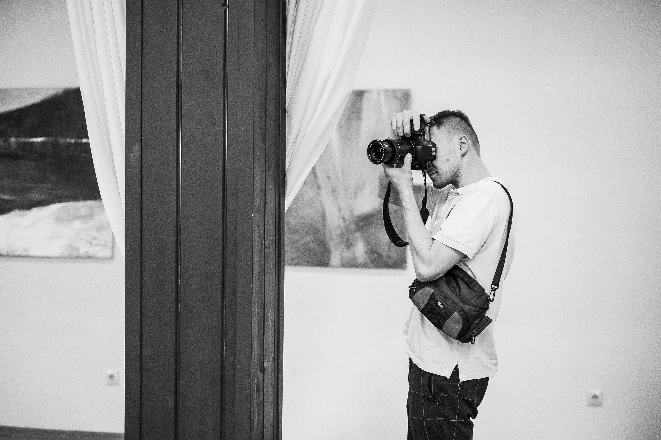 Открытие выставки Ильи Даньшина «Берега» в Городе Мастеров в Поленово. Лиза Фирстова — самый добрый фотограф