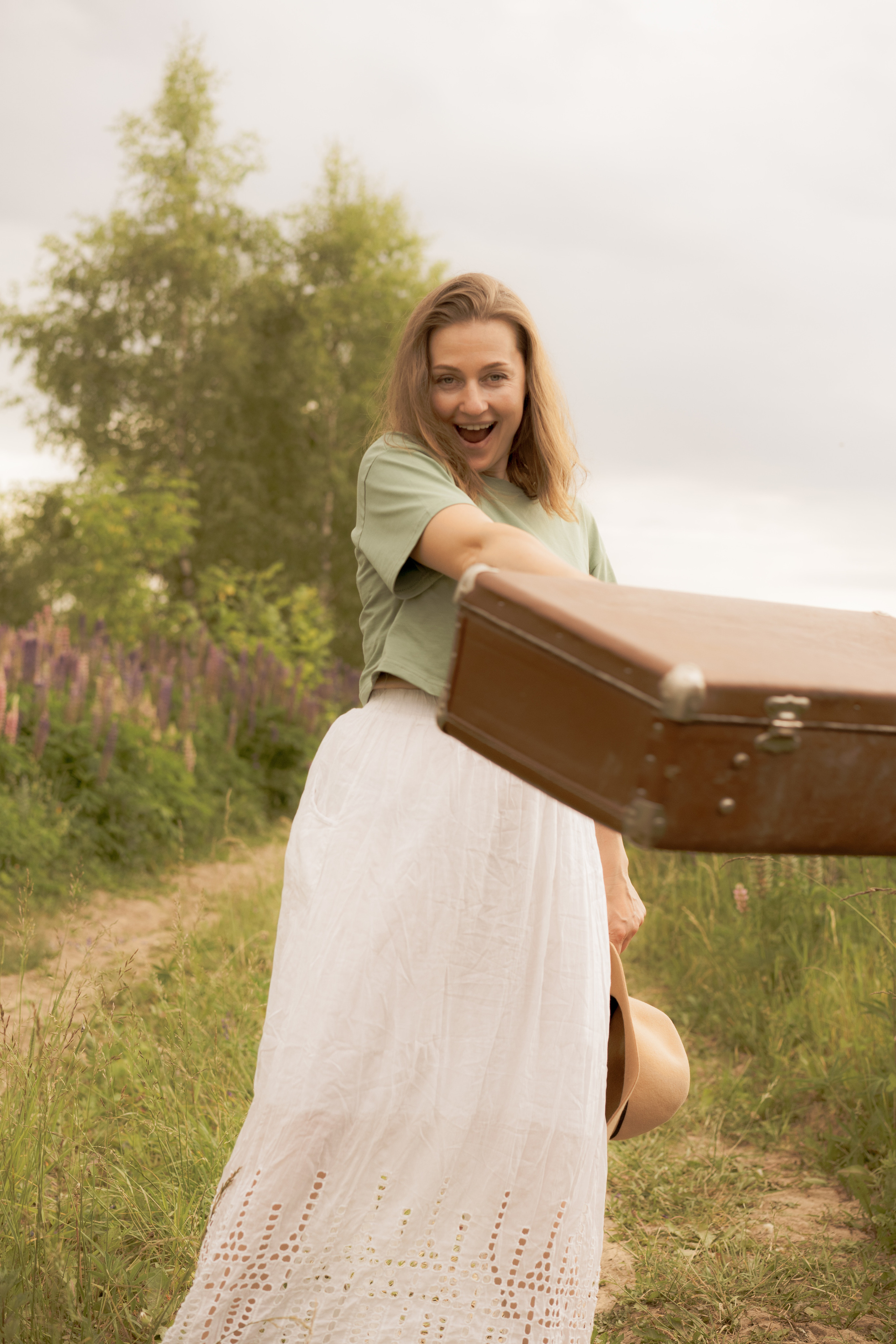 Фотосессия в люпинрах. Лиза Фирстова — самый добрый фотограф