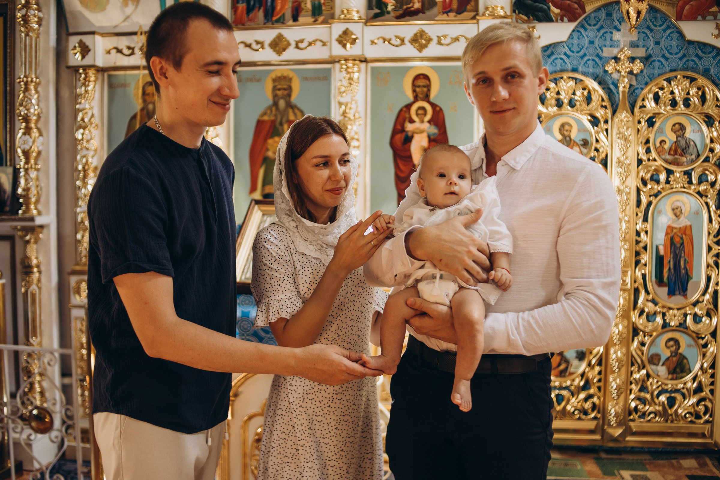 Крещение Дмитрия. Семейный фотограф в Волгодонске Краченцева Анна