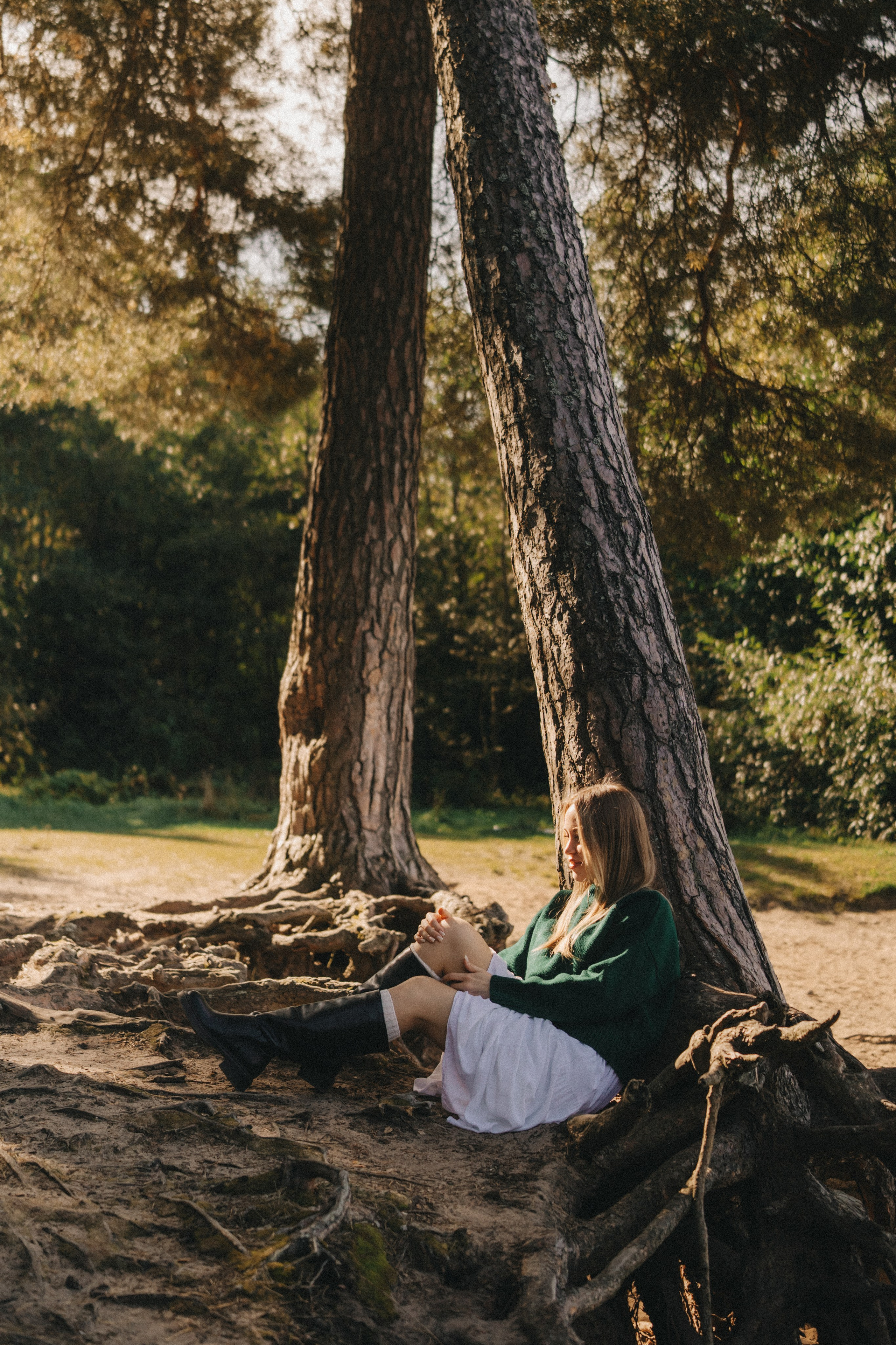 Алена | фотосессия в бору у Волги. Портретный фотограф Москва