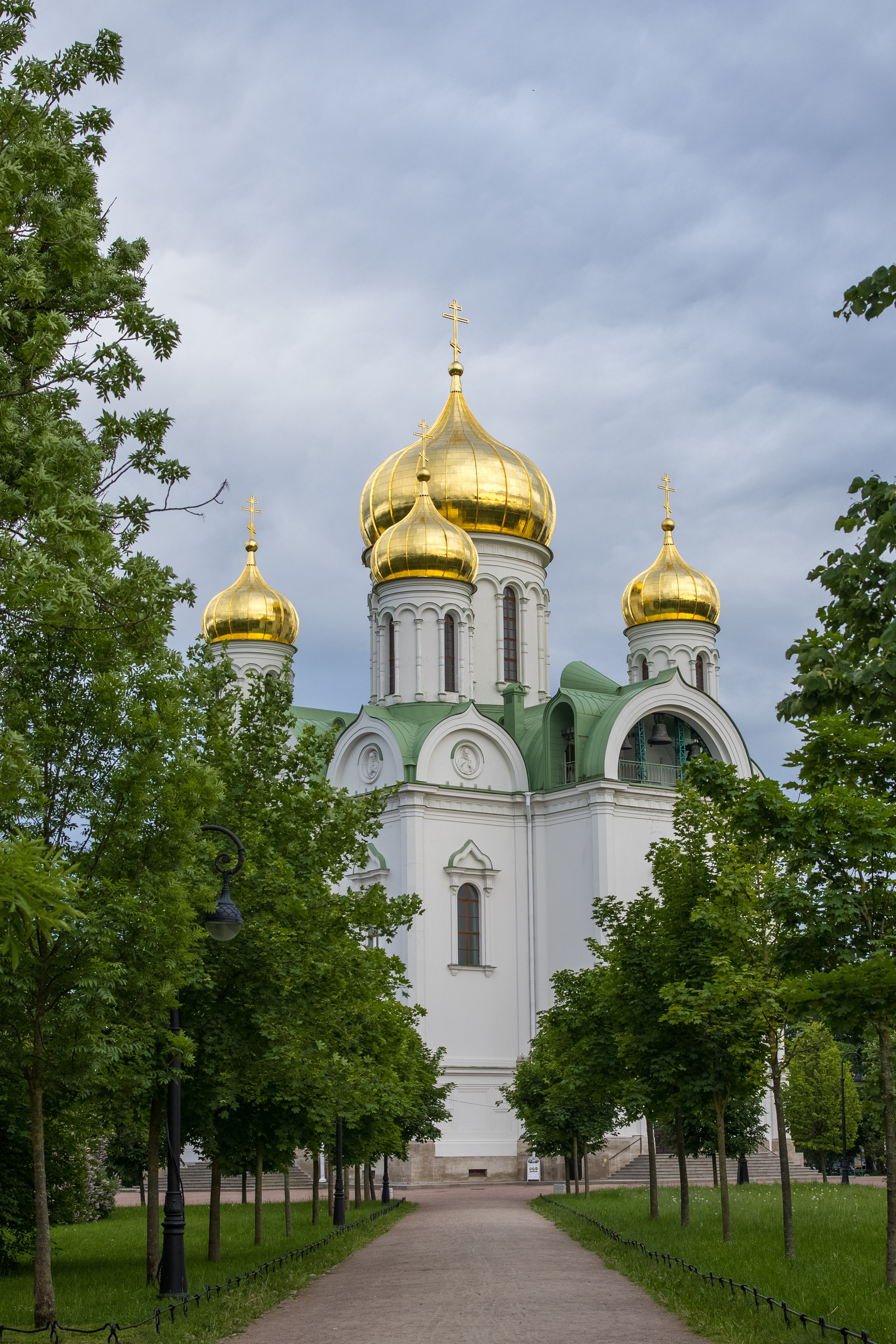 Екатерининский собор в городе Пушкине Ленинградской области