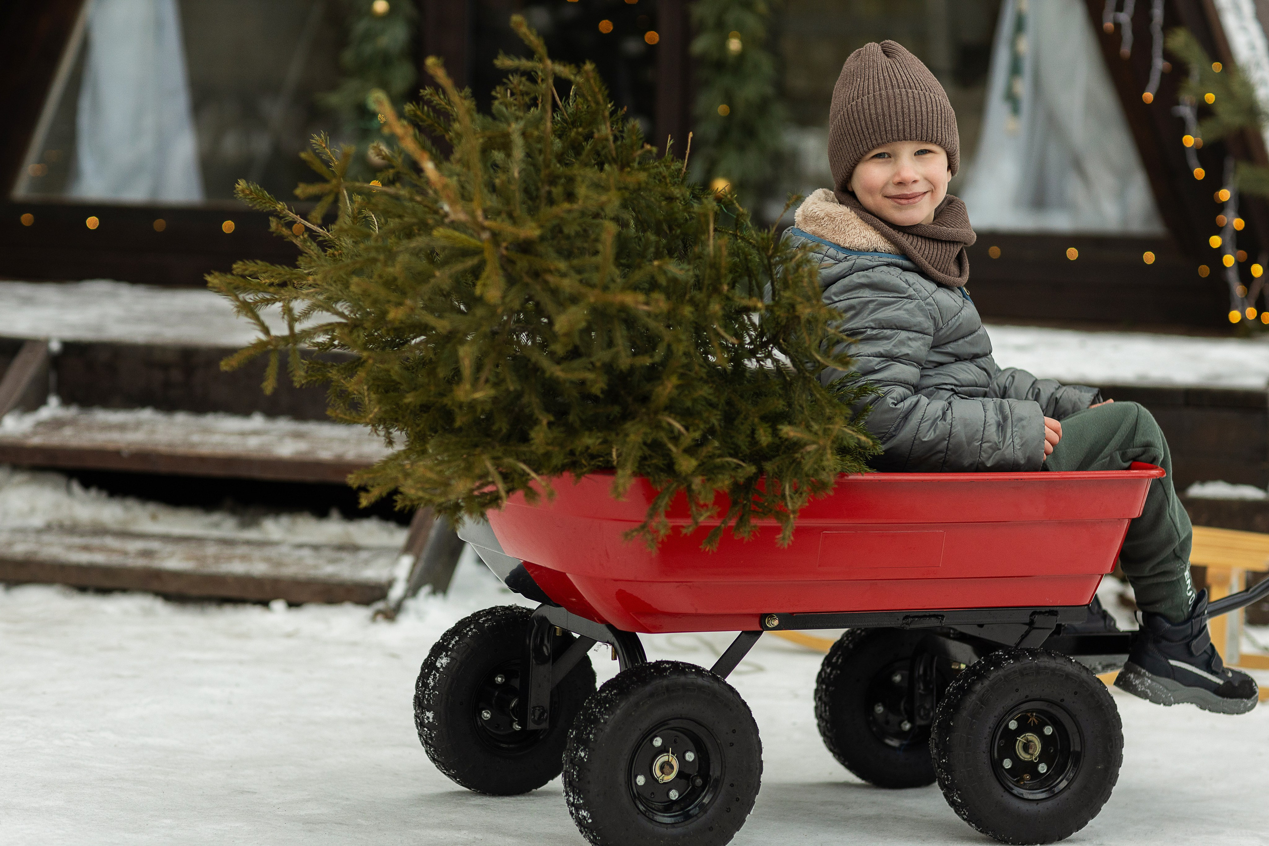 Зима в Кантри Хаус (загородная локация). Семейный и детский фотограф в Москве Олеся Маркина