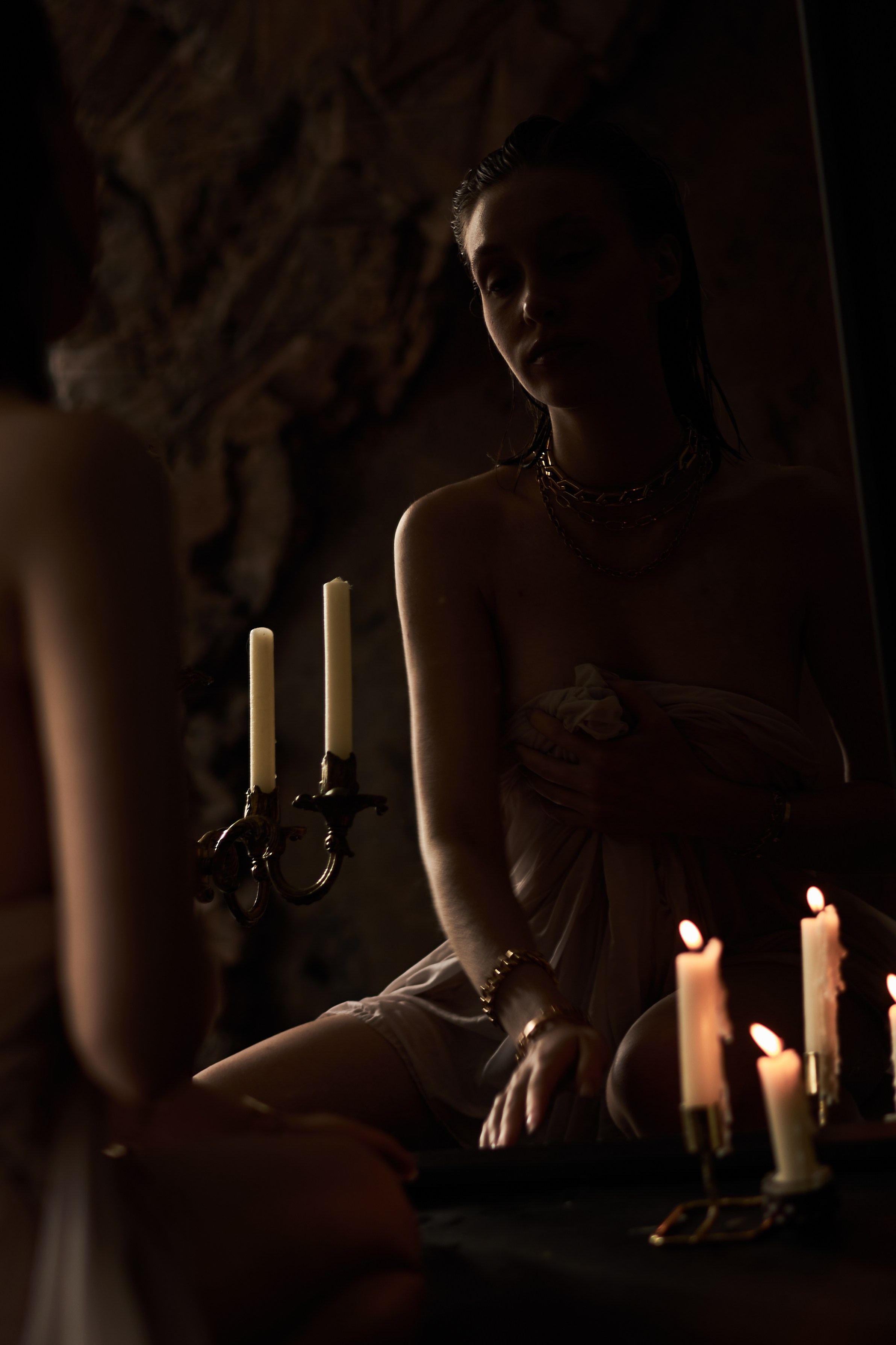 Будуарная фотосессия в студии. Фотограф Екатеринбург Кокшарова Александра