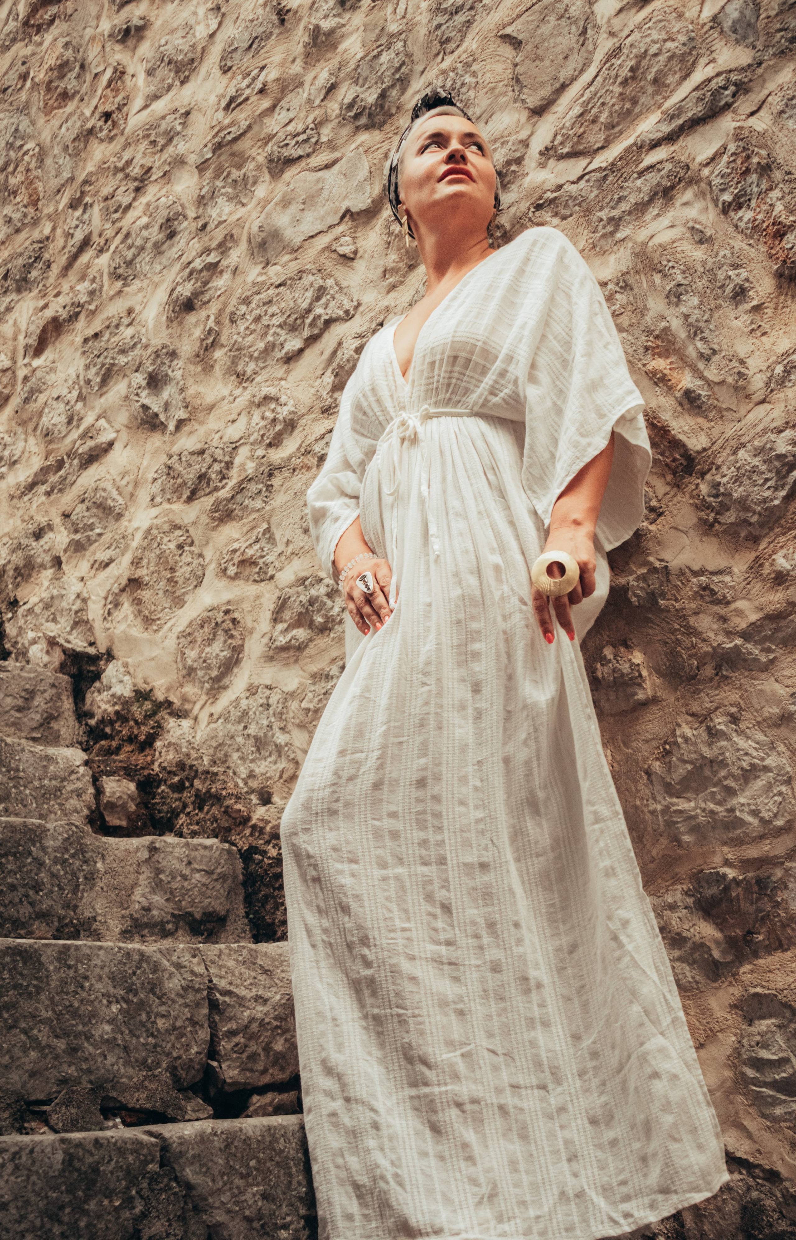 Закатный Херцег Нови с Марией. Portrait photographer in Tivat Montenegro Katerina Kirsanova