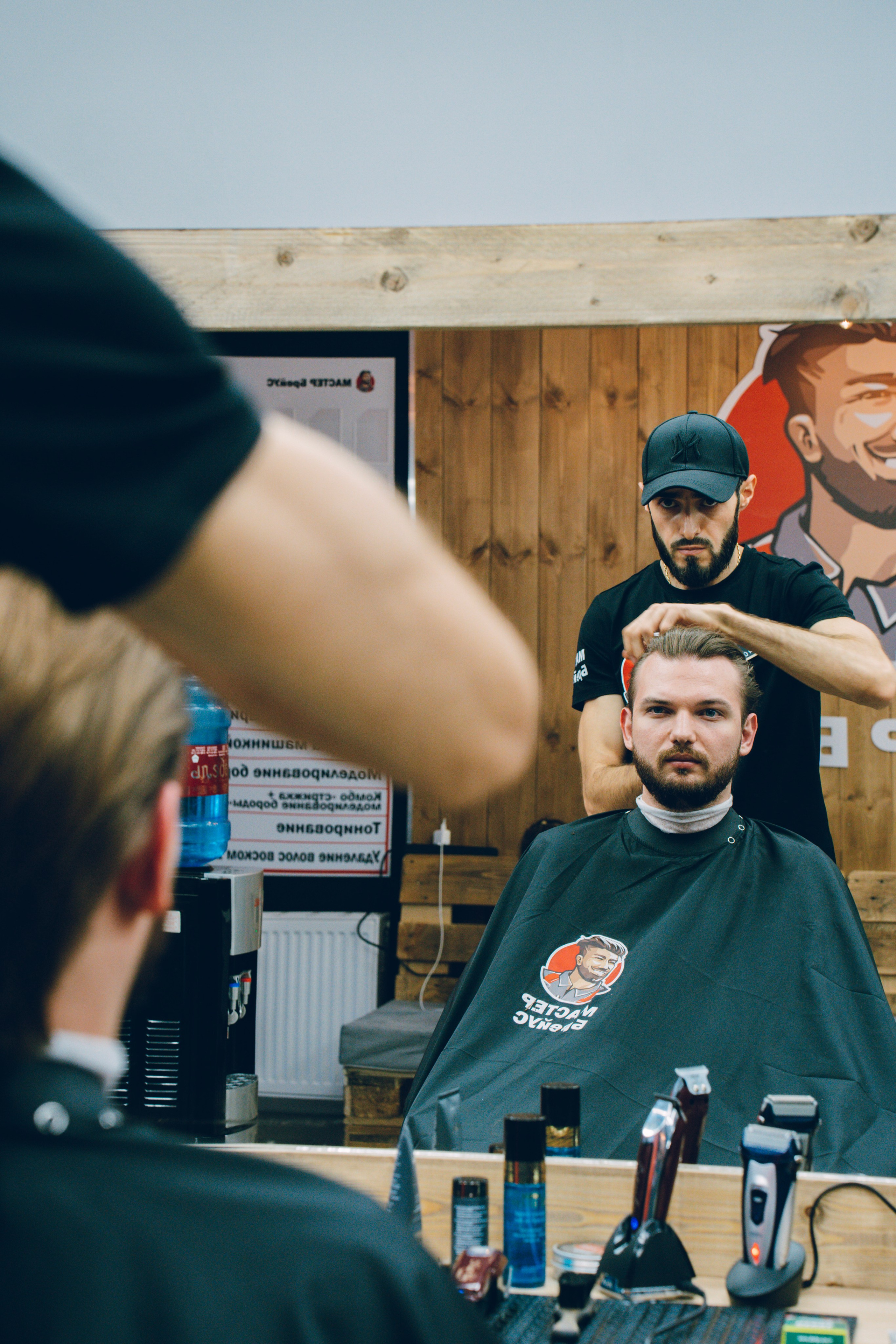 Барбершоп (открытие). Беккер Таня