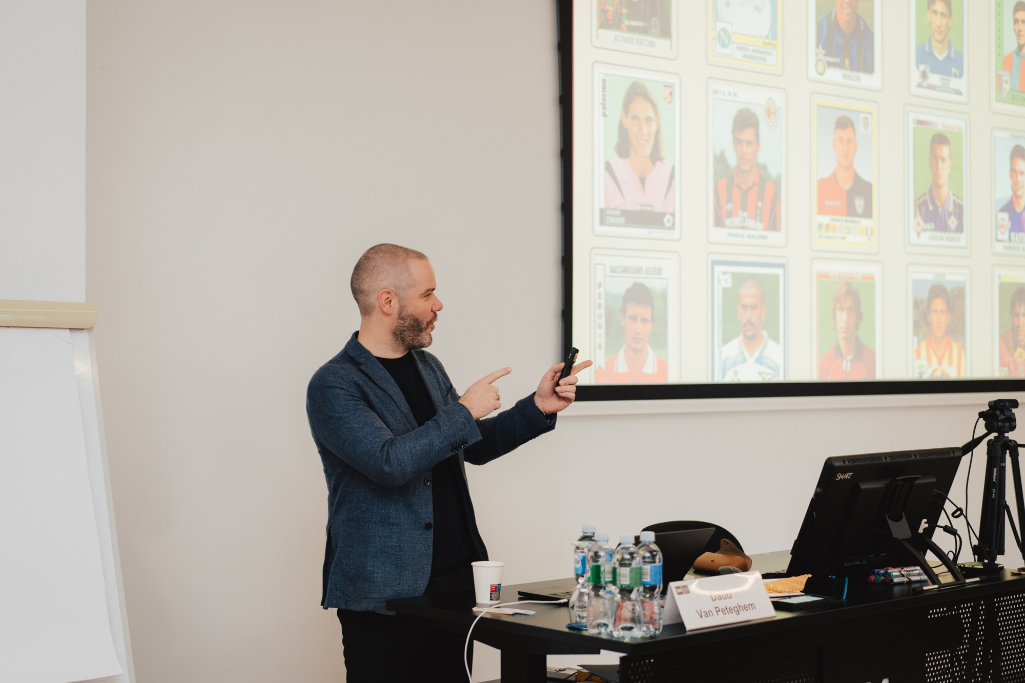 ISM. Dado Van Peteghem Visit. Photographer in Vilnius