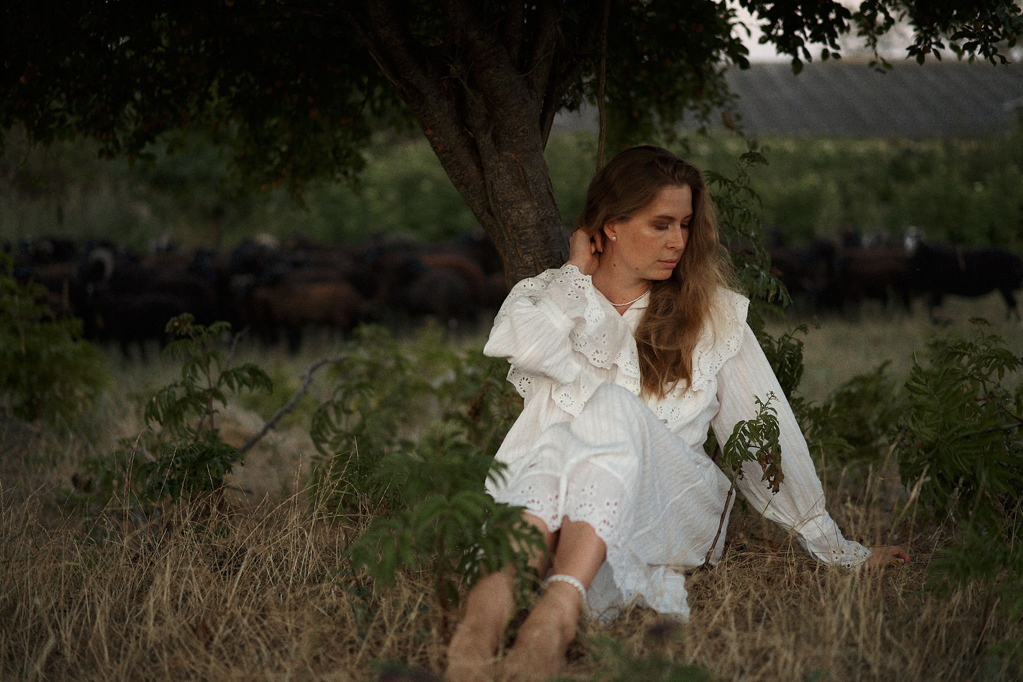 Аня: закат на ферме. Фотограф в Анапе Надежда Соловьёва