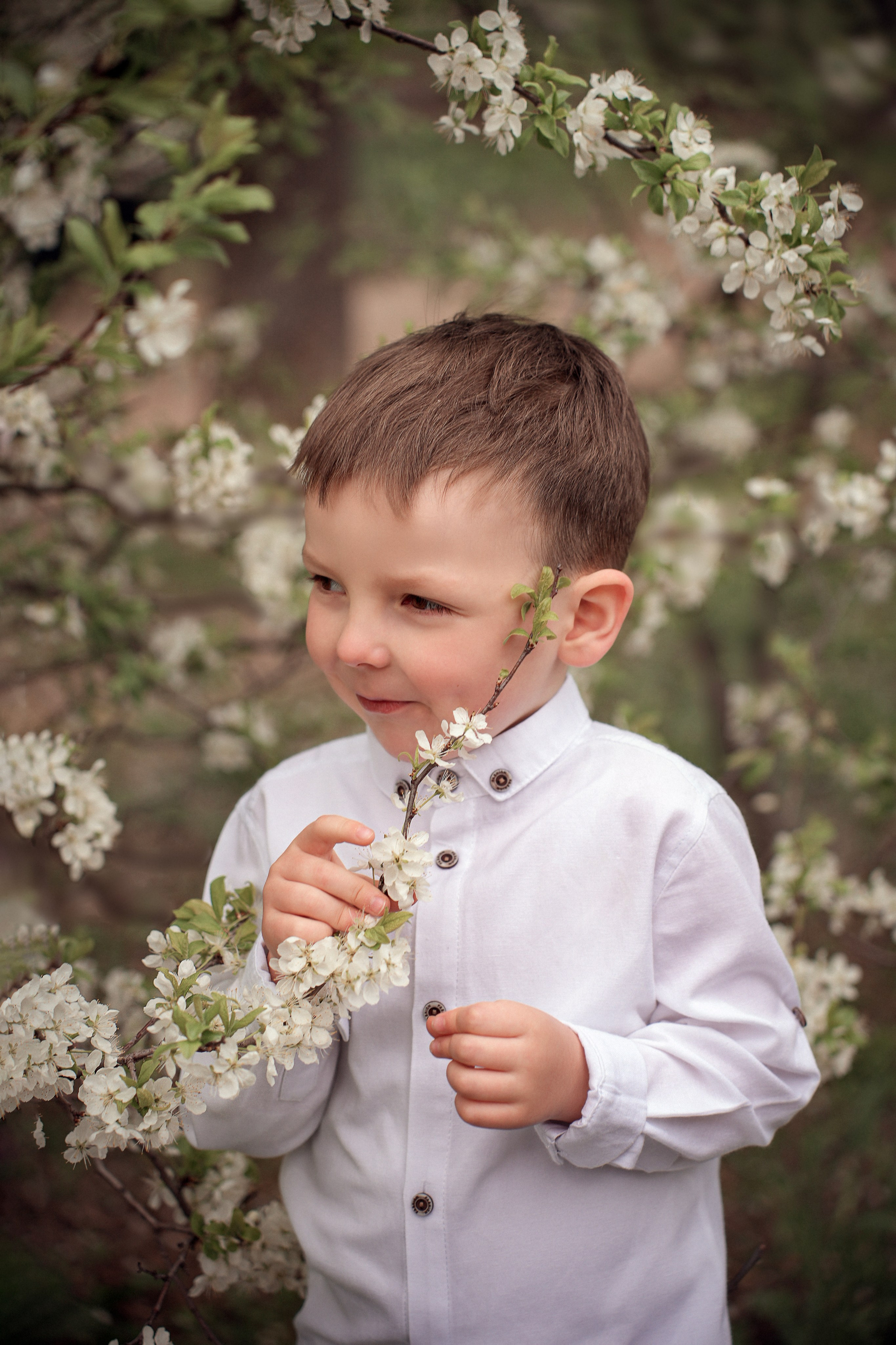 Детский весенний портрет в Красногорске. Фотограф Ольга Чувалдина Москва
