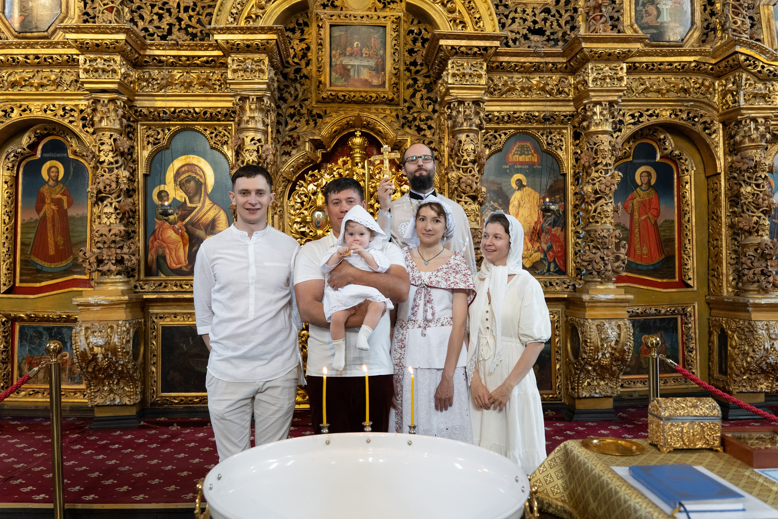 Крестины Майи в Старочеркасском Воскресенском войсковом соборе