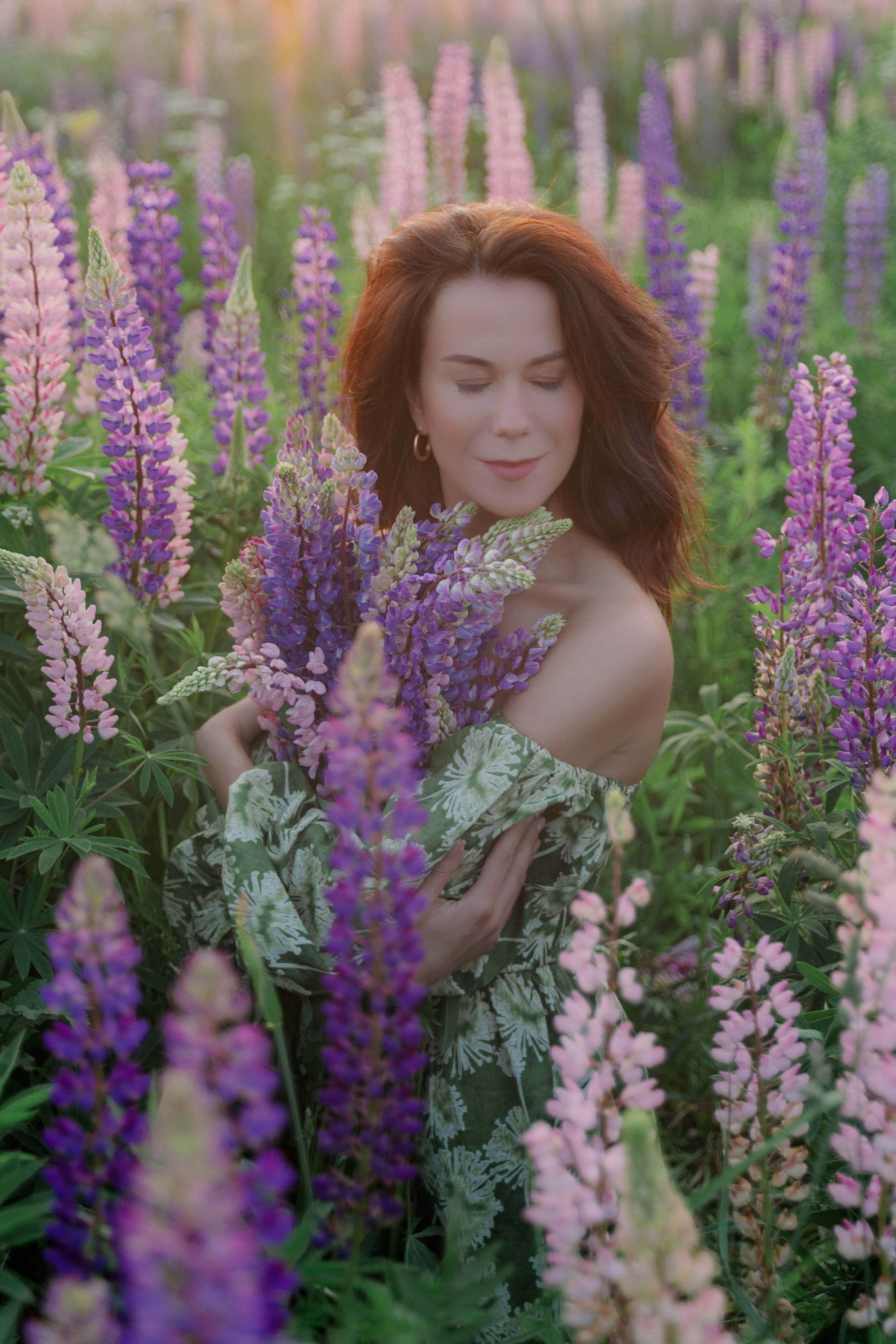 Наташа и люпины. Фотограф и видеограф в Москве и Абу Даби Мария Кулагина