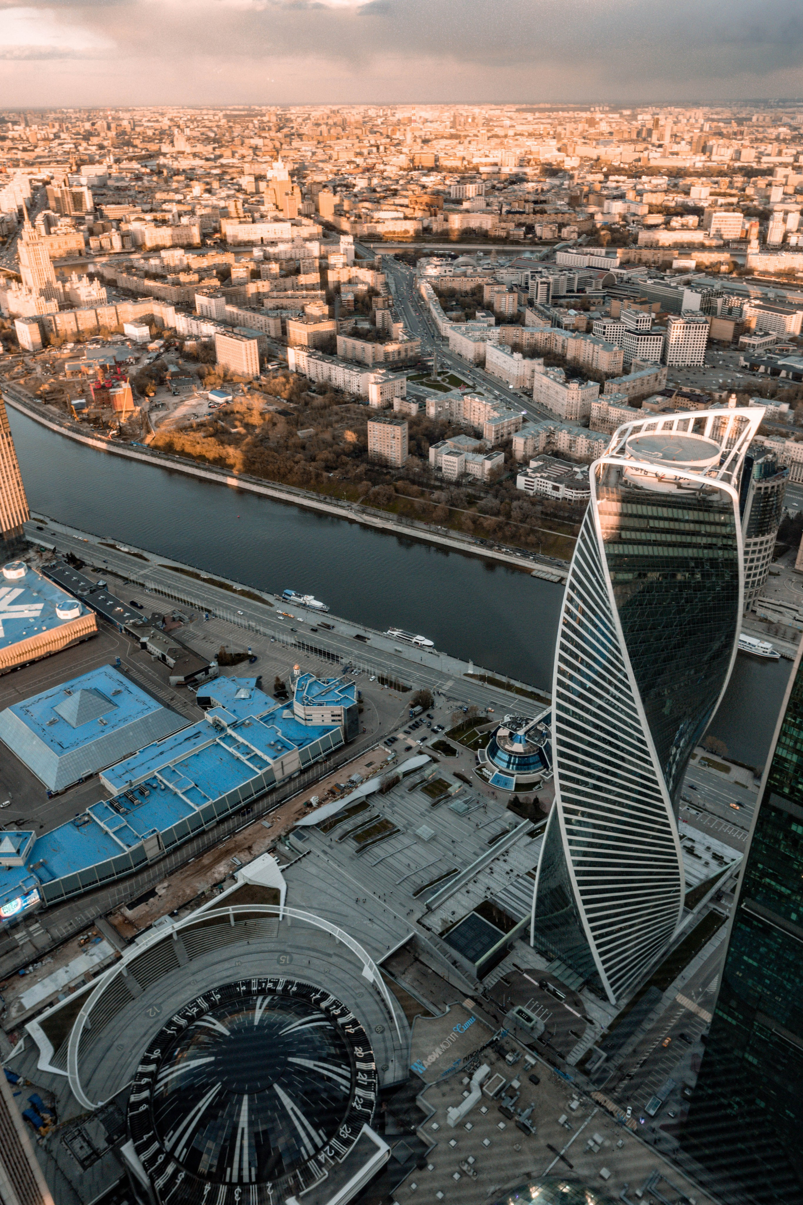 Москва Сити Столица Небоскрёбы Городская фотография gusarov2906