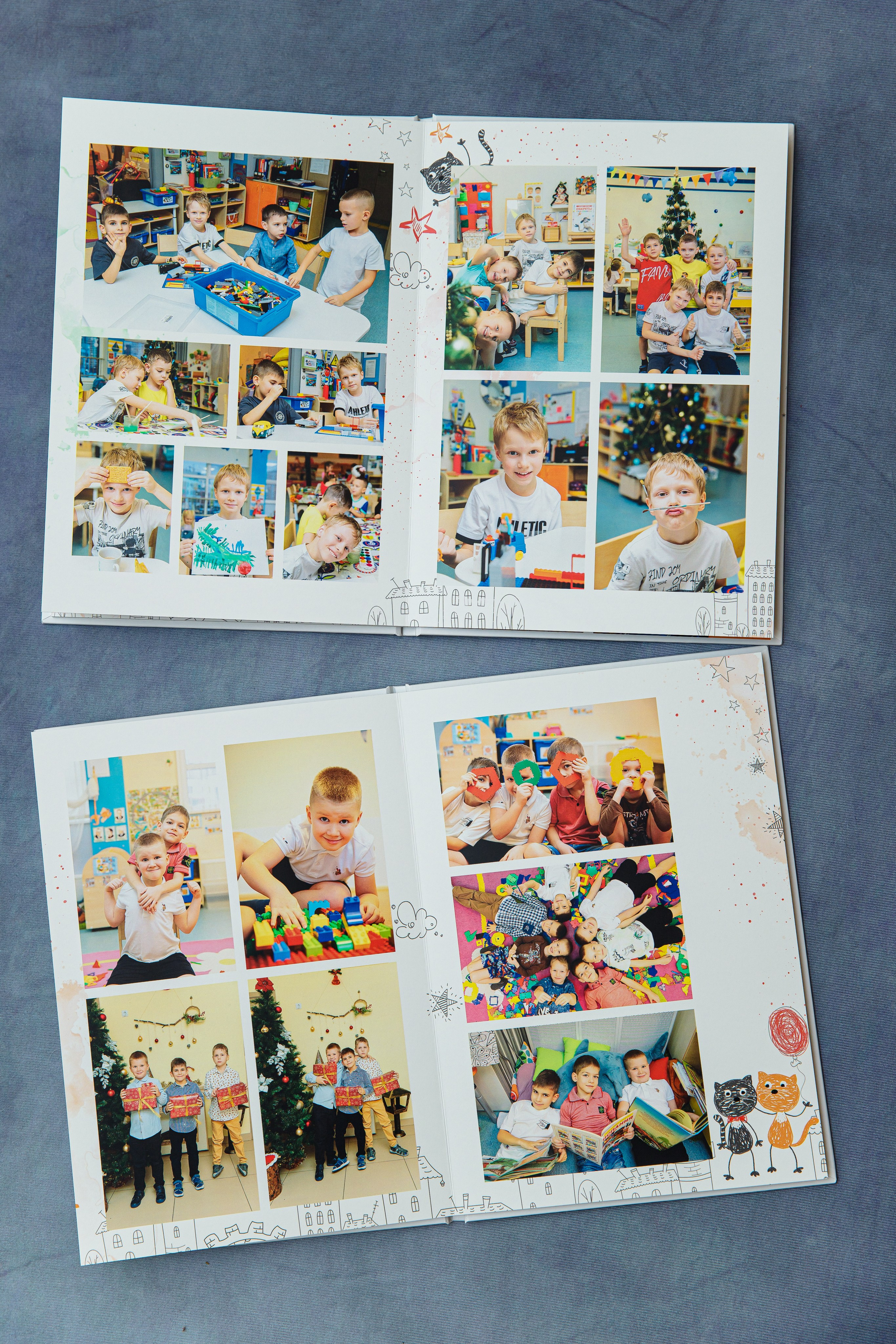 Альбомы «Котята» Детский сад' 2025. Семейный и детский фотограф в Москве Тихонова Ксения