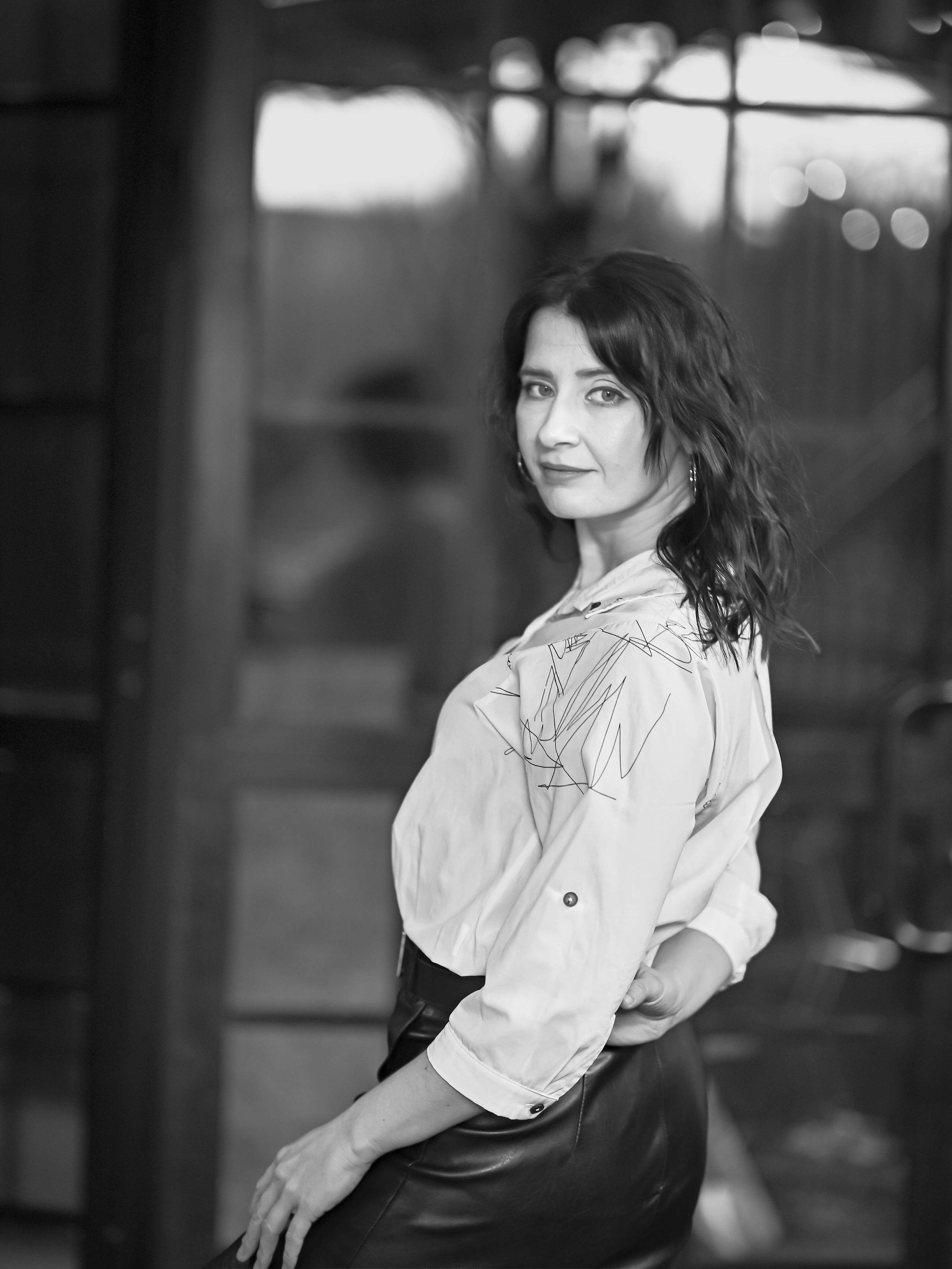 Весна на Красном Октябре ч_б. Портретный фотограф в Москве Сергей Чудов