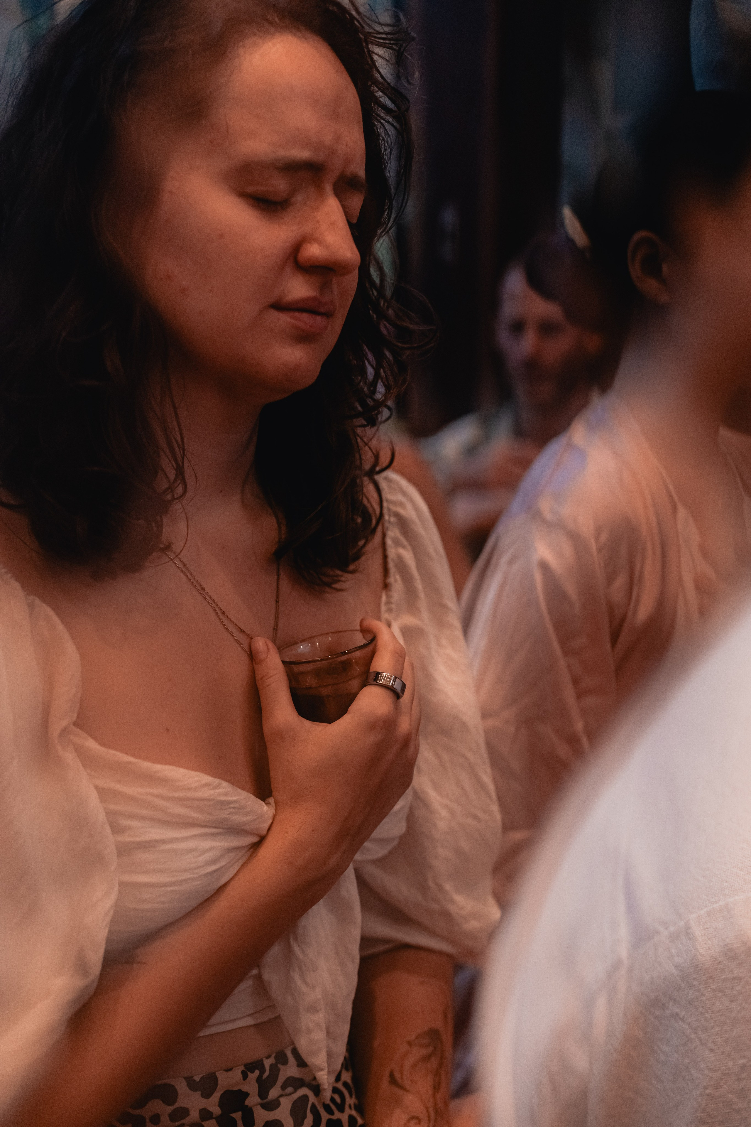 Christmas kirtan w Bhakti Bliss family. Mariam Bagdasaryan