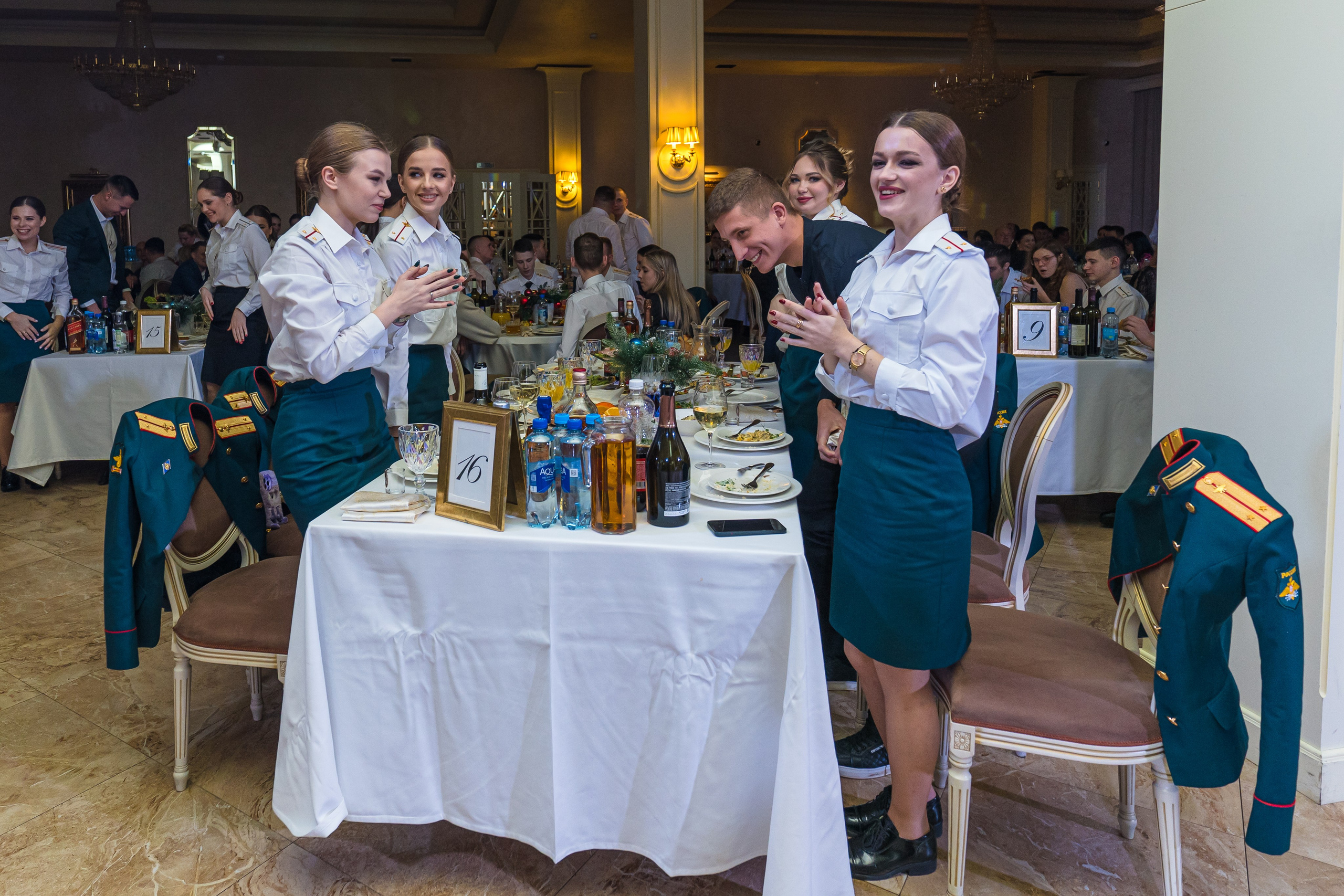 Фотосъемка выпуска военной академии и вручение дипломов