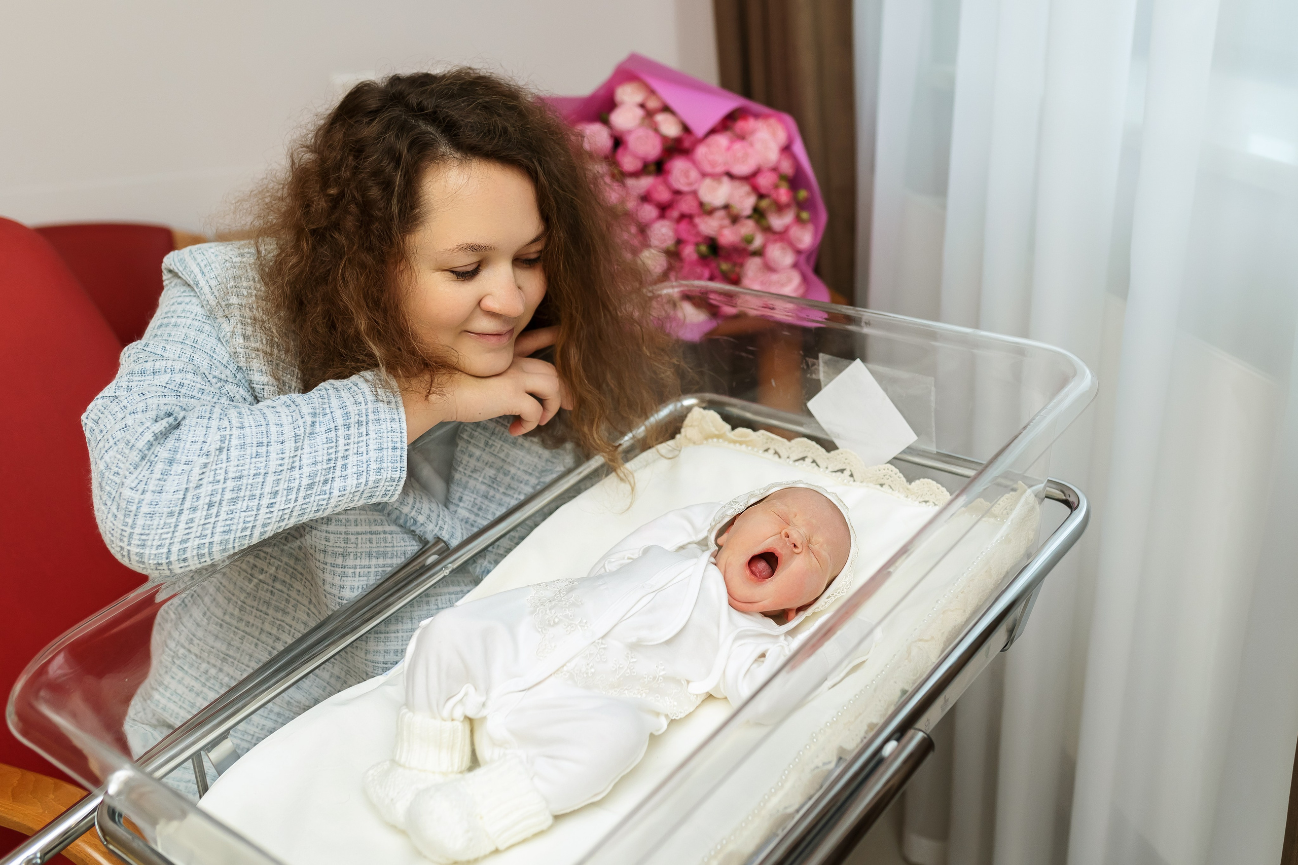 Выписка Виктории из Роддома Лапино. Фотограф г. Москва Олеся Пантелеева