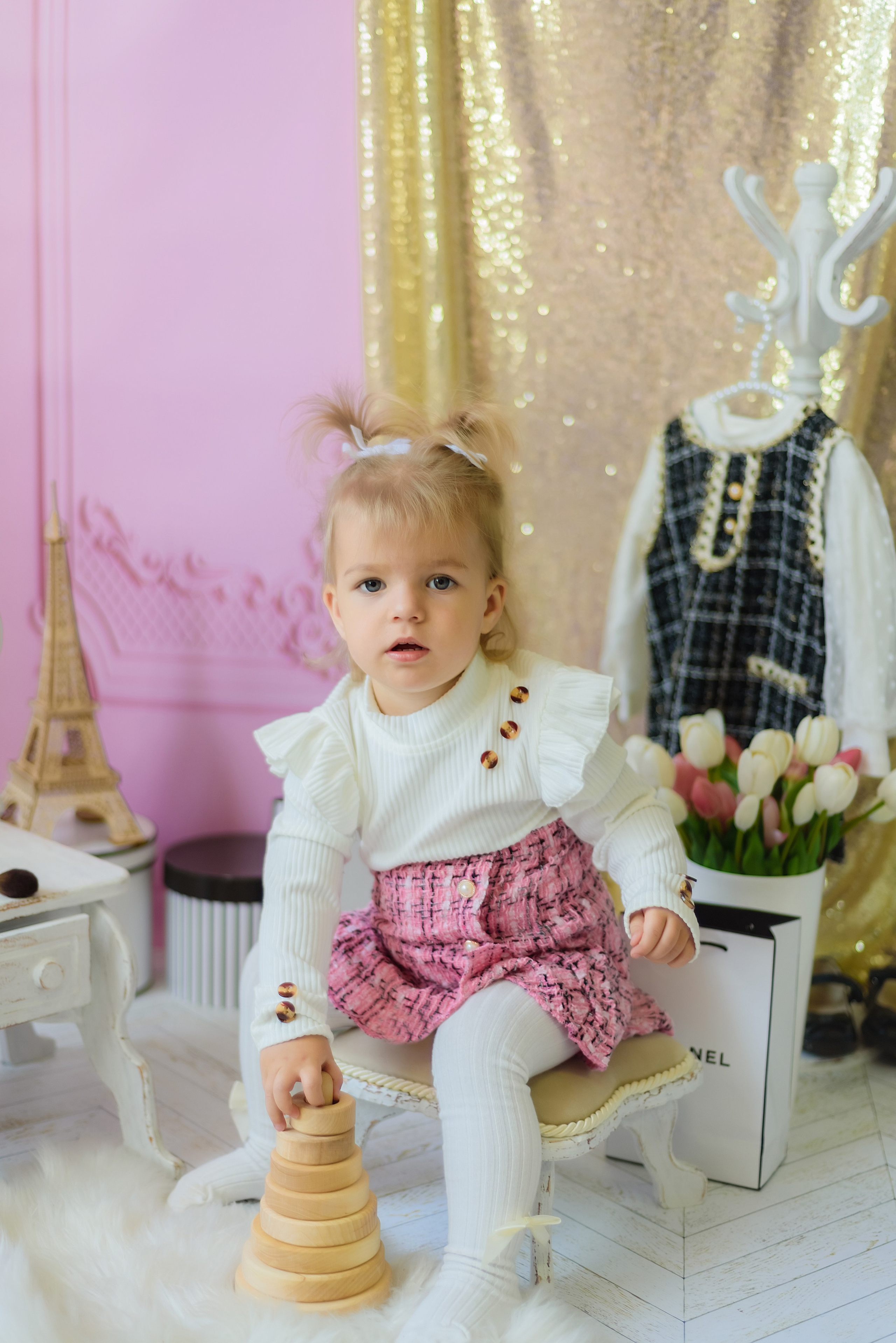 Детская фотосессия «Париж» Аделина. Детский Фотограф |Фотограф на годик в Брянске Ирина Романова