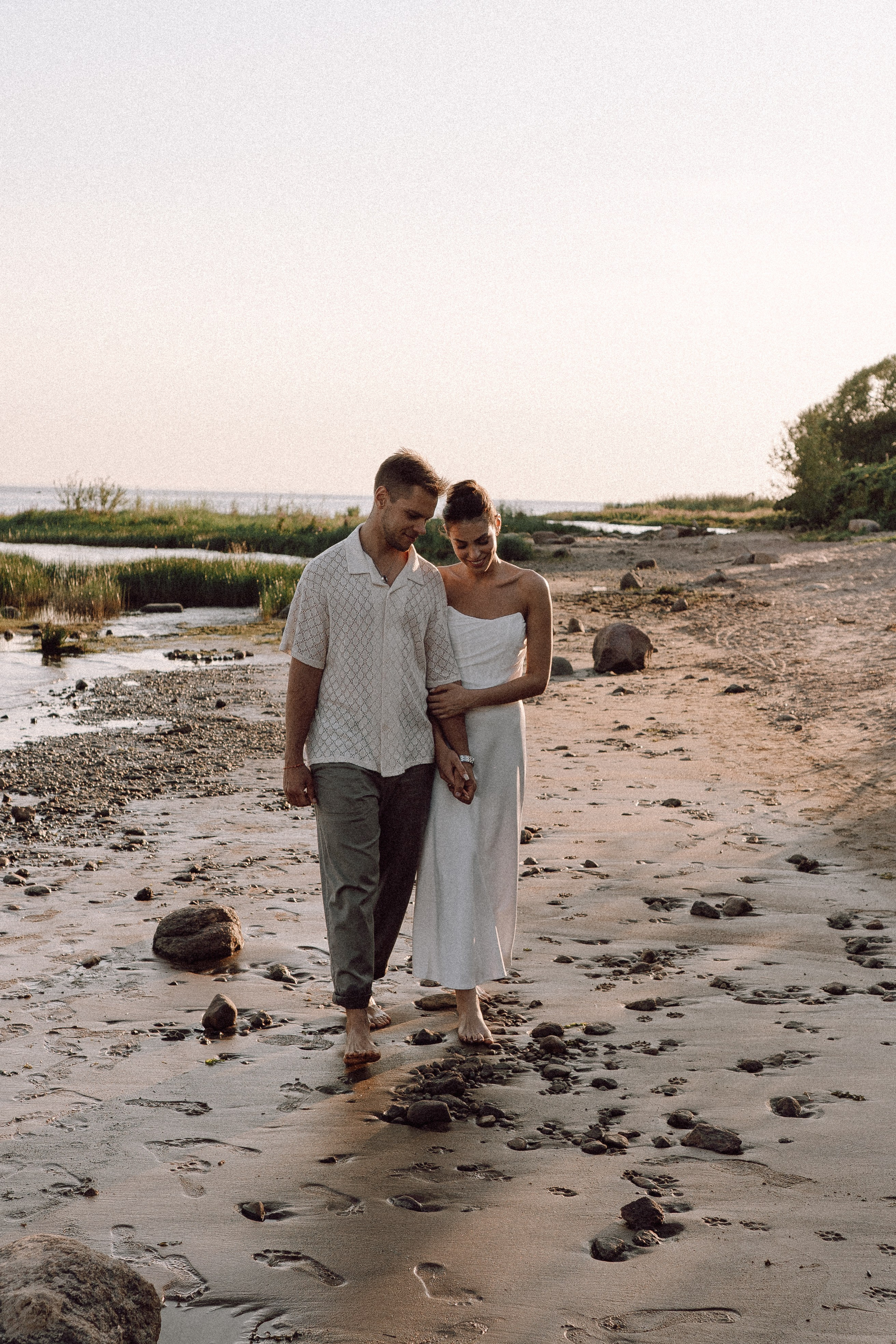 СВАДЕБНАЯ ФОТОСЕССИЯ ВЫЕЗДНОЙ ЦЕРЕМОНИИ (ФИНСКИЙ ЗАЛИВ). Профессиональный фотограф, Санкт-Петербург — Виктория Богомолова