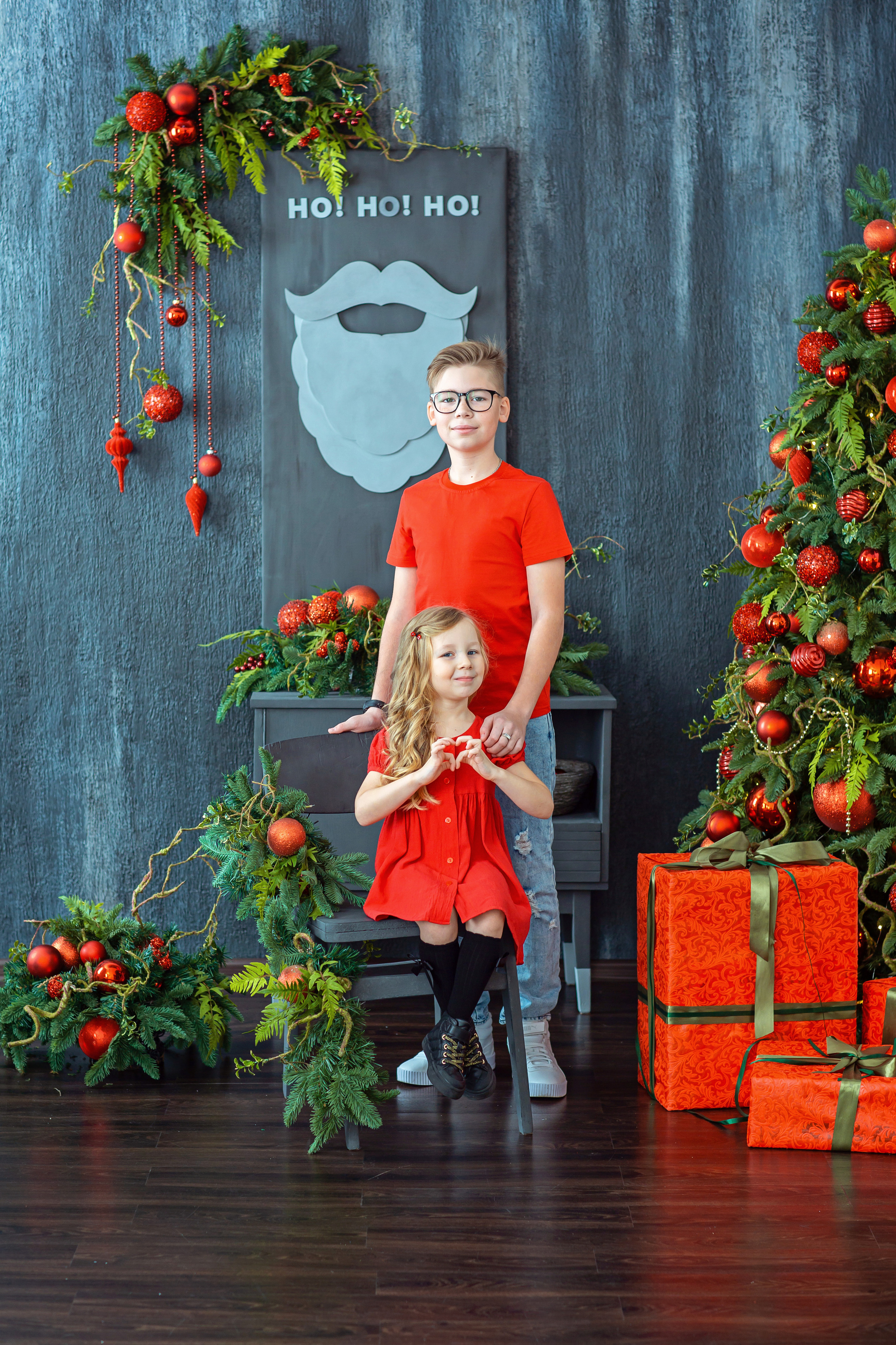 Новогодние фотосессии в студии г. Владивосток