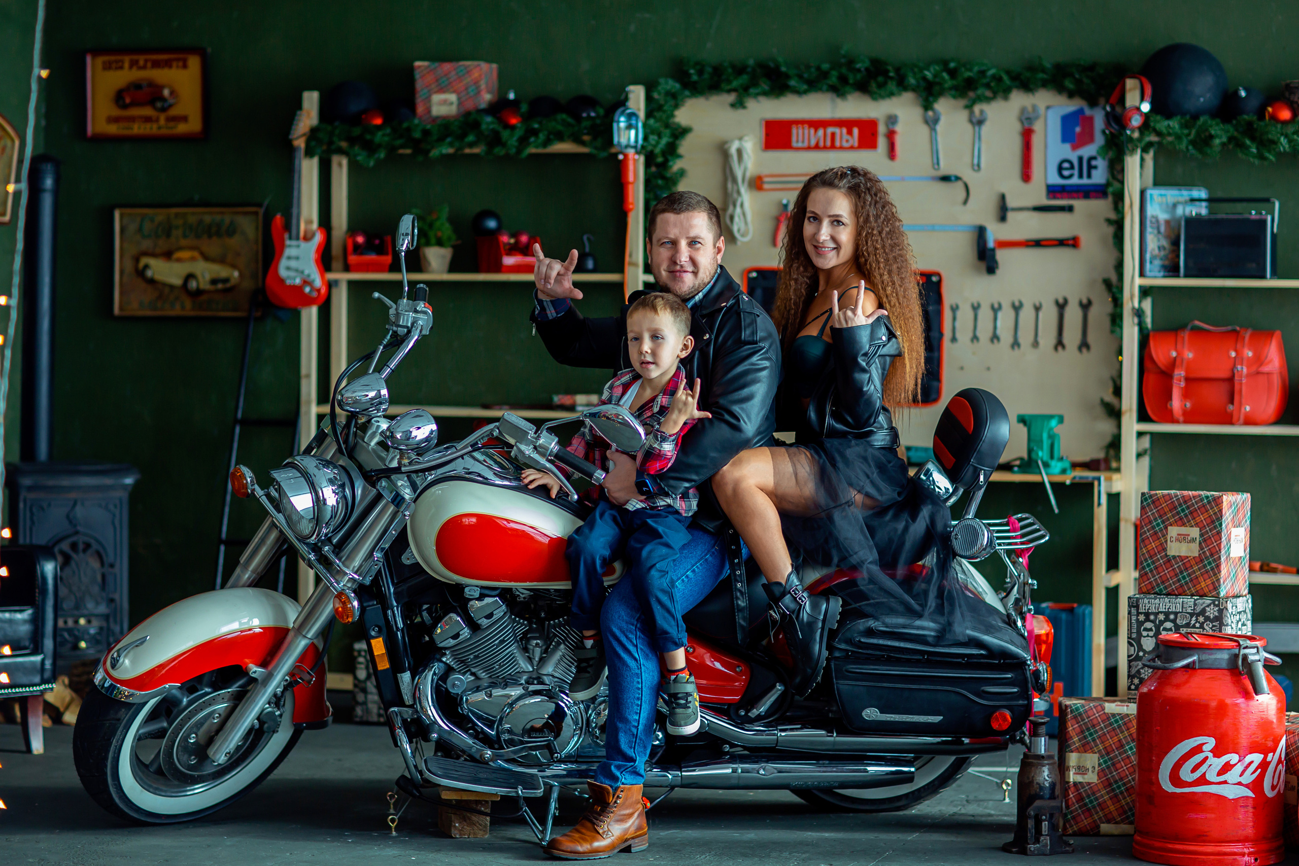 Новогодние фотосессии в студии г. Владивосток