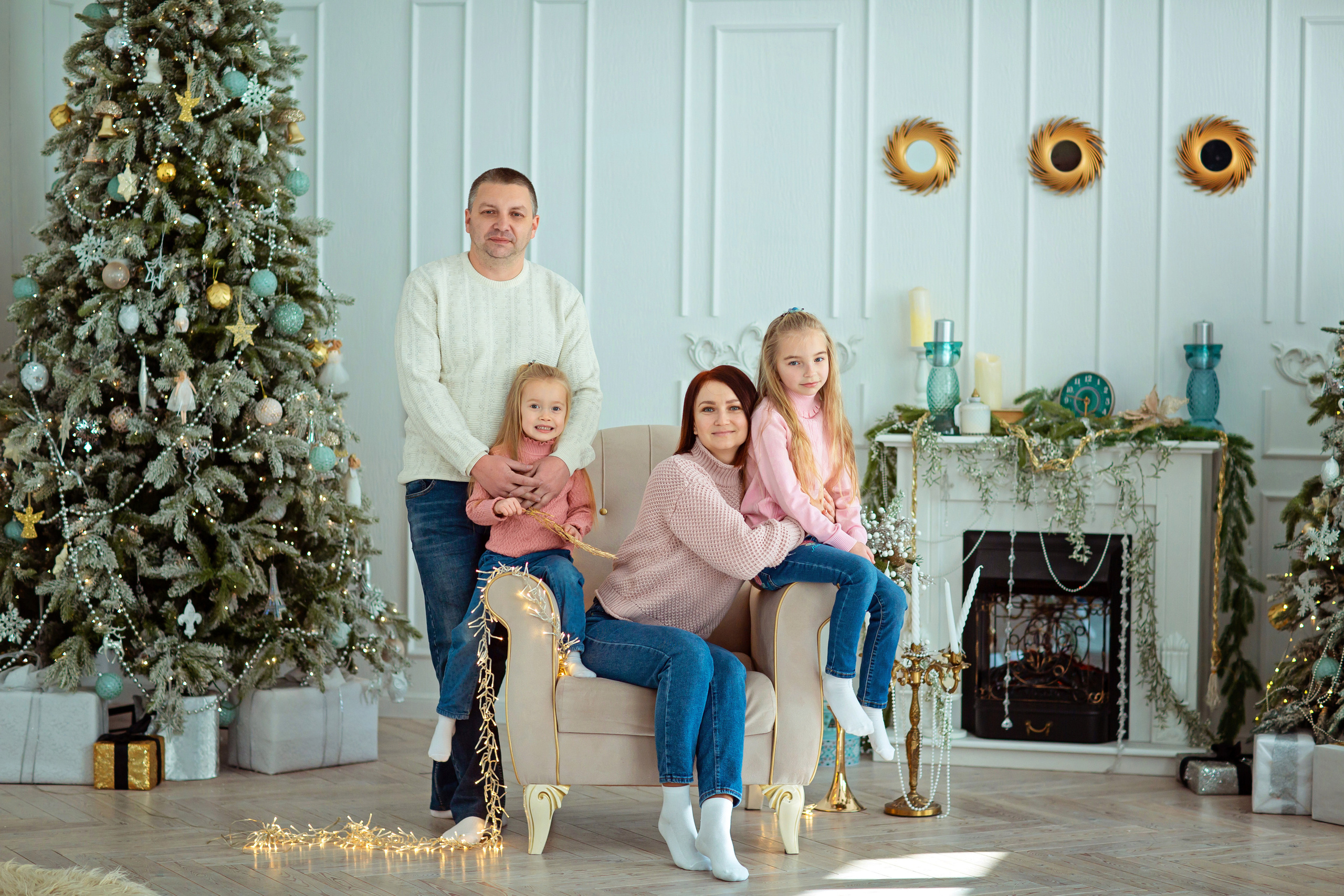 Новогодние фотосессии в студии г. Владивосток