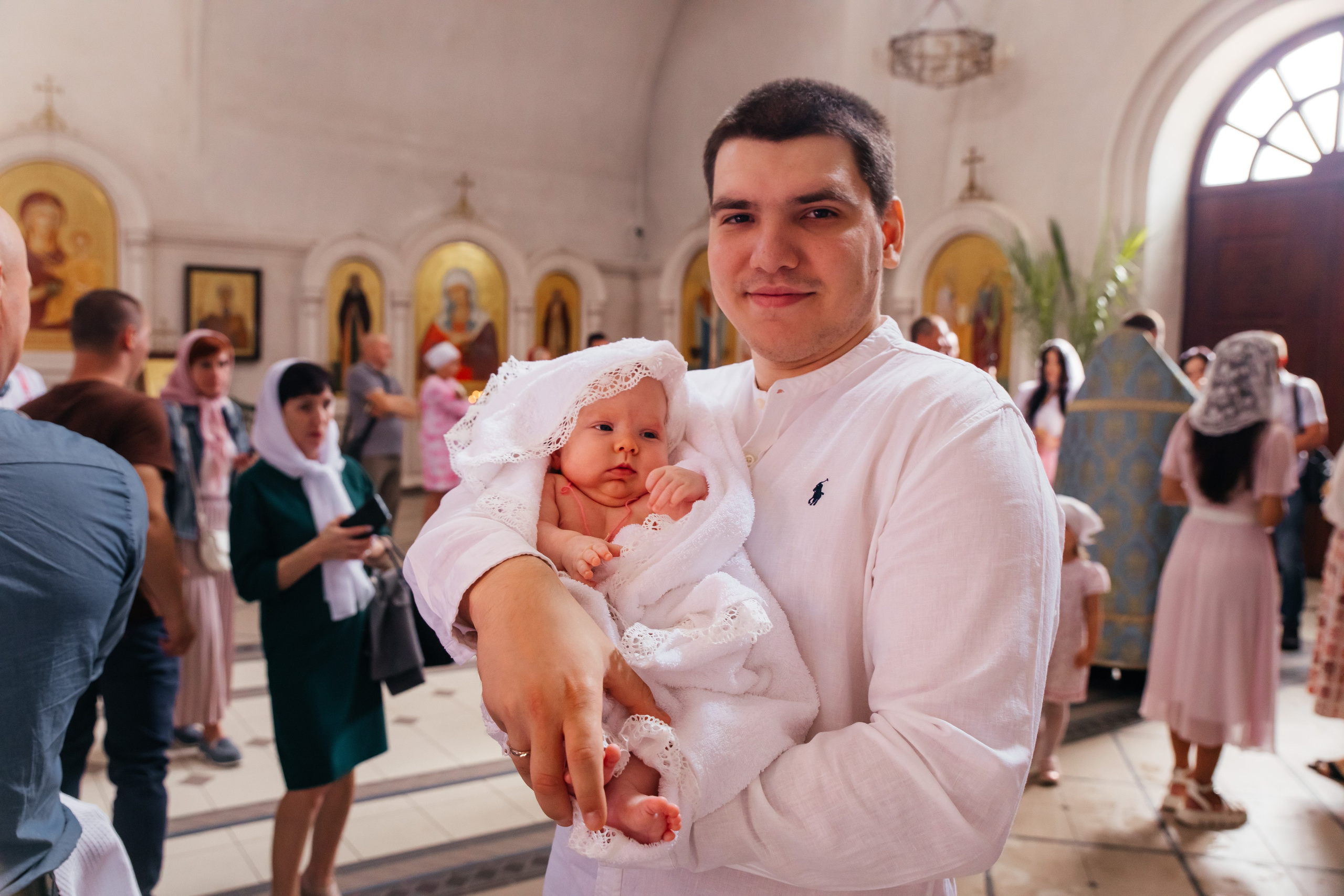 Крещение Мелании. Фотограф Амалия Ахмедова, Калининград