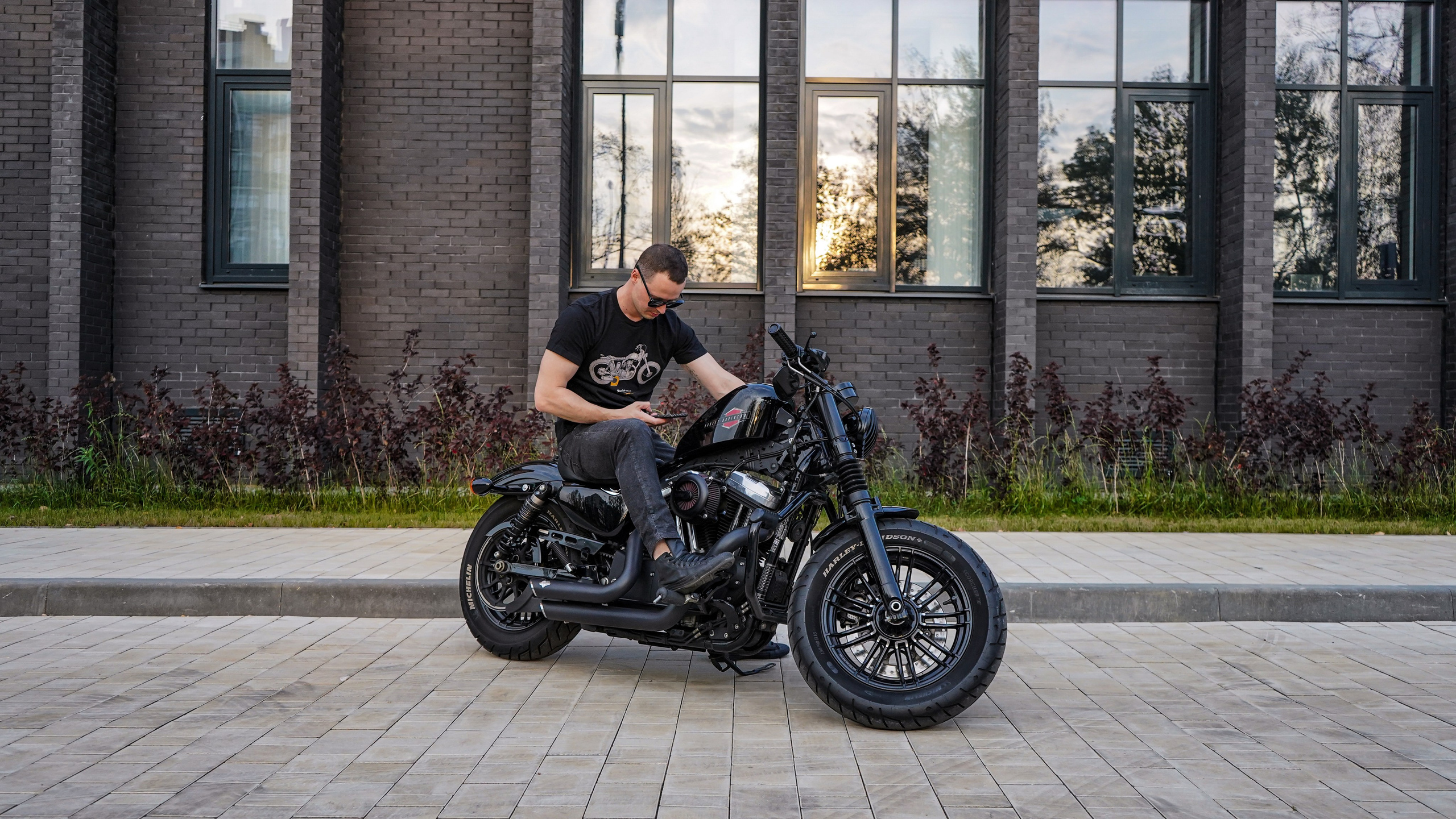 Harley-Davidson Sportster 1200 forty-eight. Автомобильный фотограф Шакая Кирилл