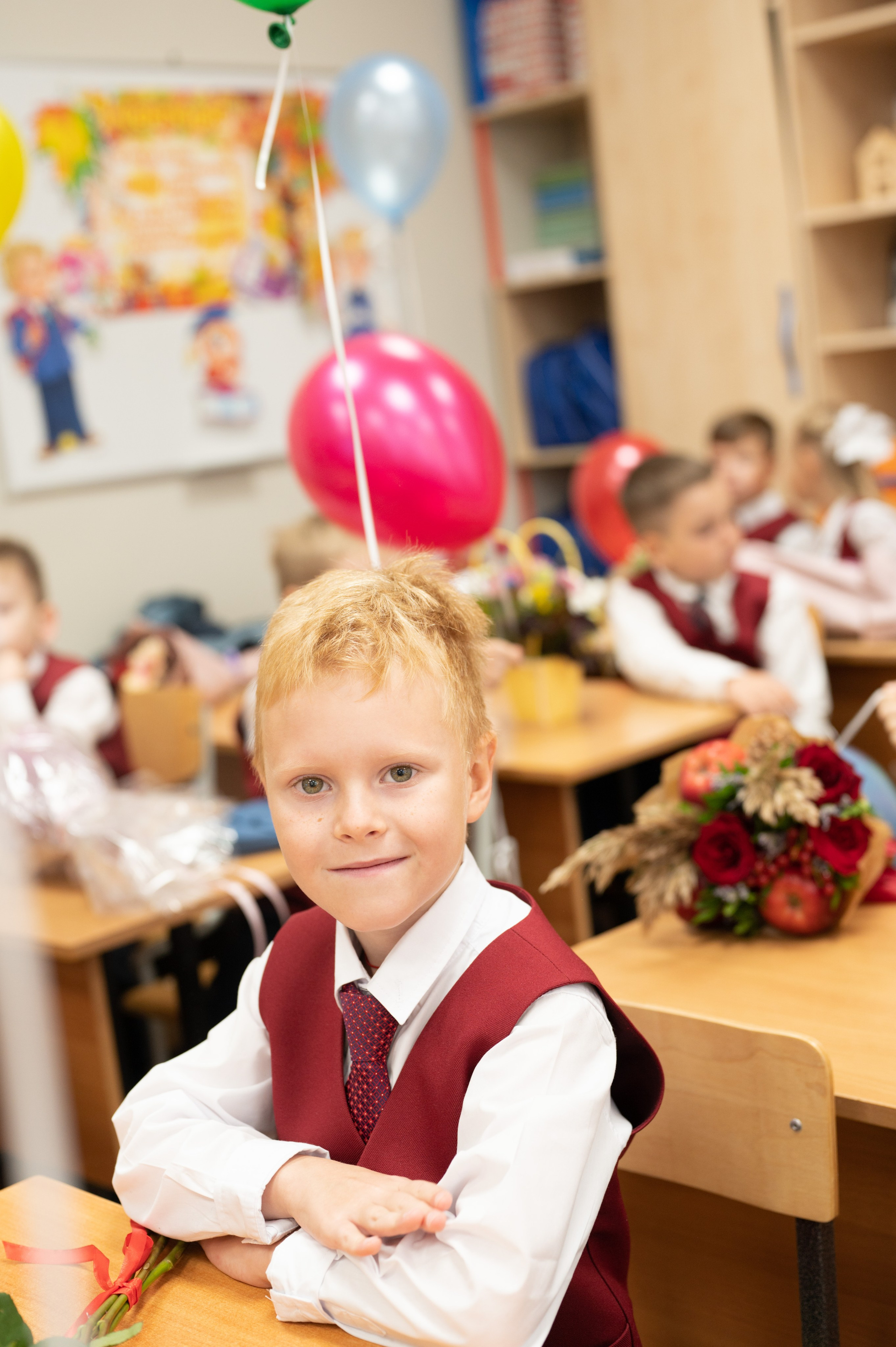 1 сентября 1 К 16 гимназия репортаж, линейка +в классе. Фотограф новорожденных, семейный детский в Тюмени Татьяна Морозова