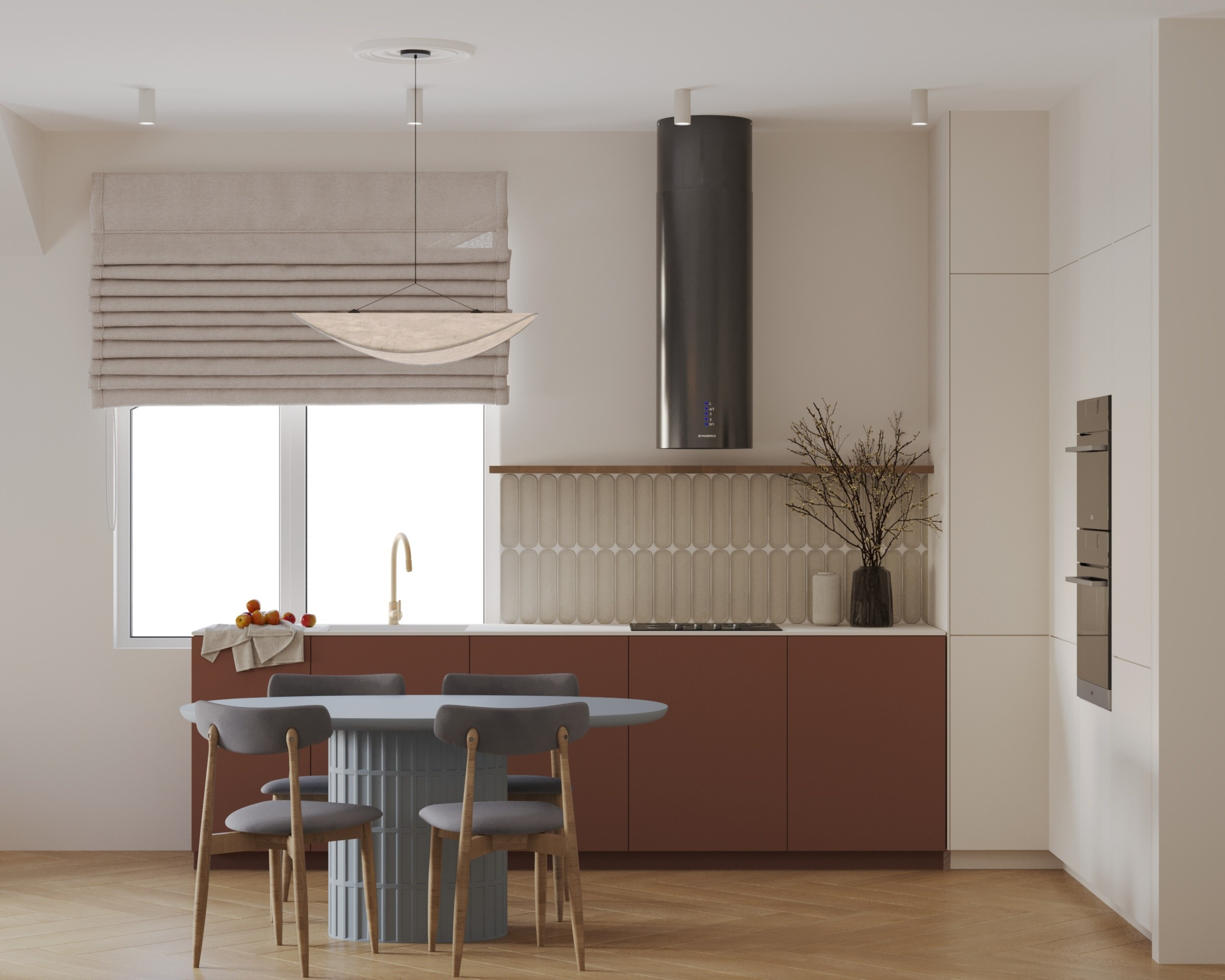 Дизайн-проект Лучезарный-2 г.Геленджик. Дизайн интерьеров, 3D визуализации