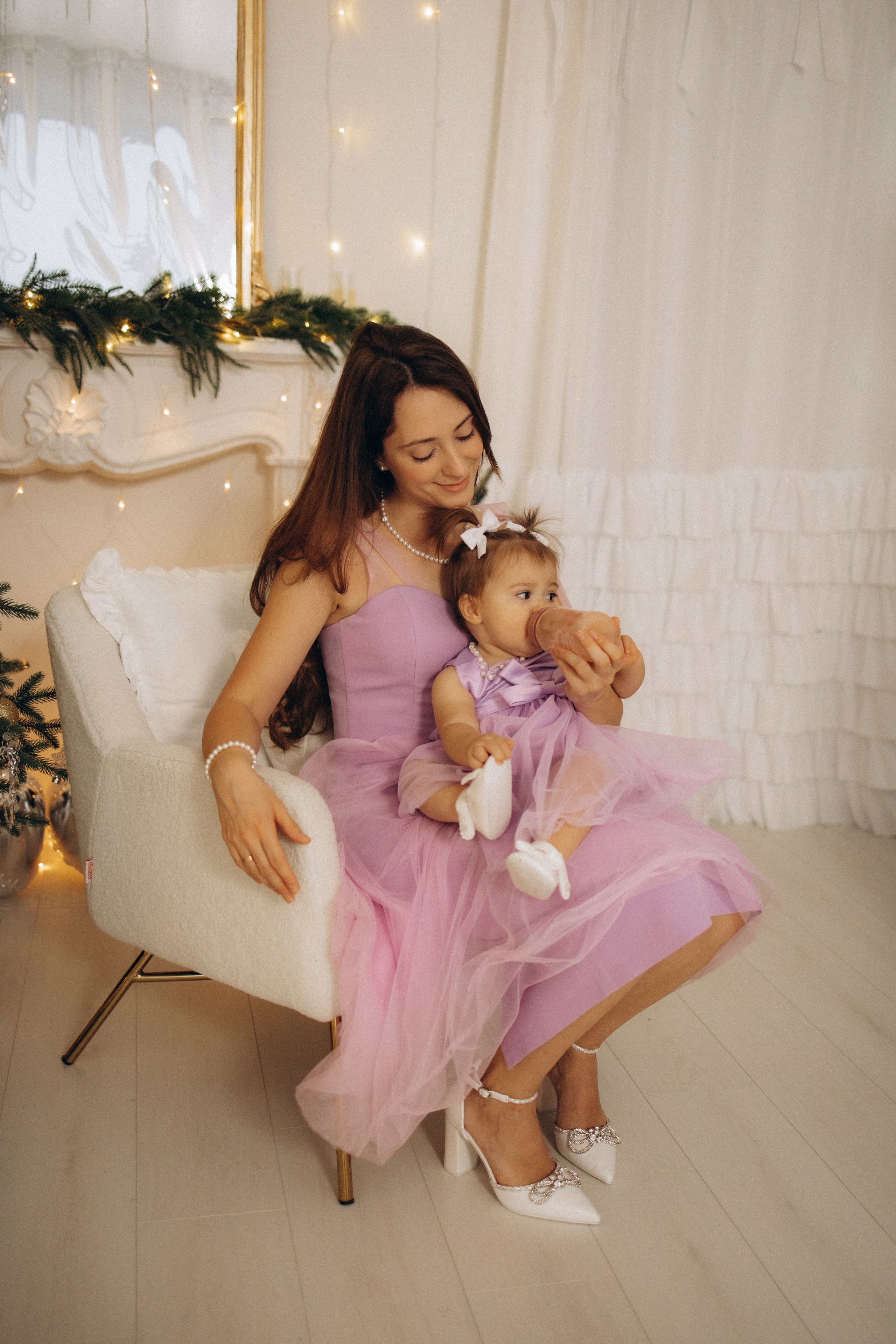 Новый год маленькой Анечки. Семейный фотограф в Москве Анастасия Шалда