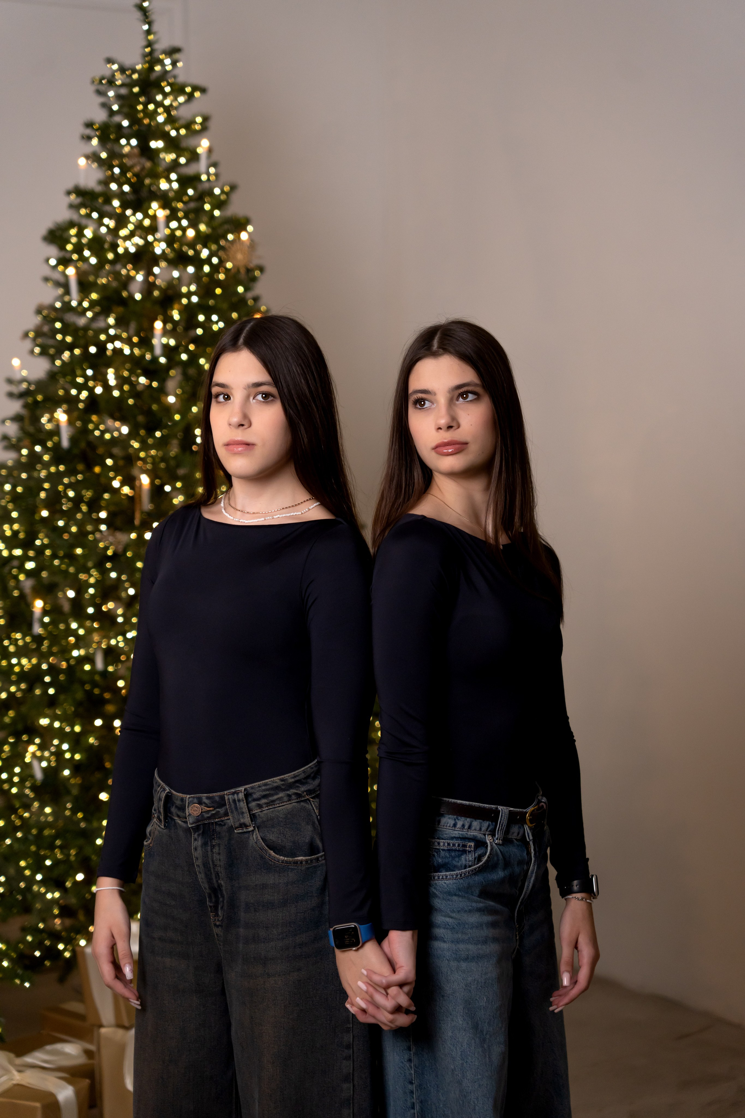 Новогодняя фотосессия для дружной семьи. Фотограф в Красноярске. Юлия Чаушанская