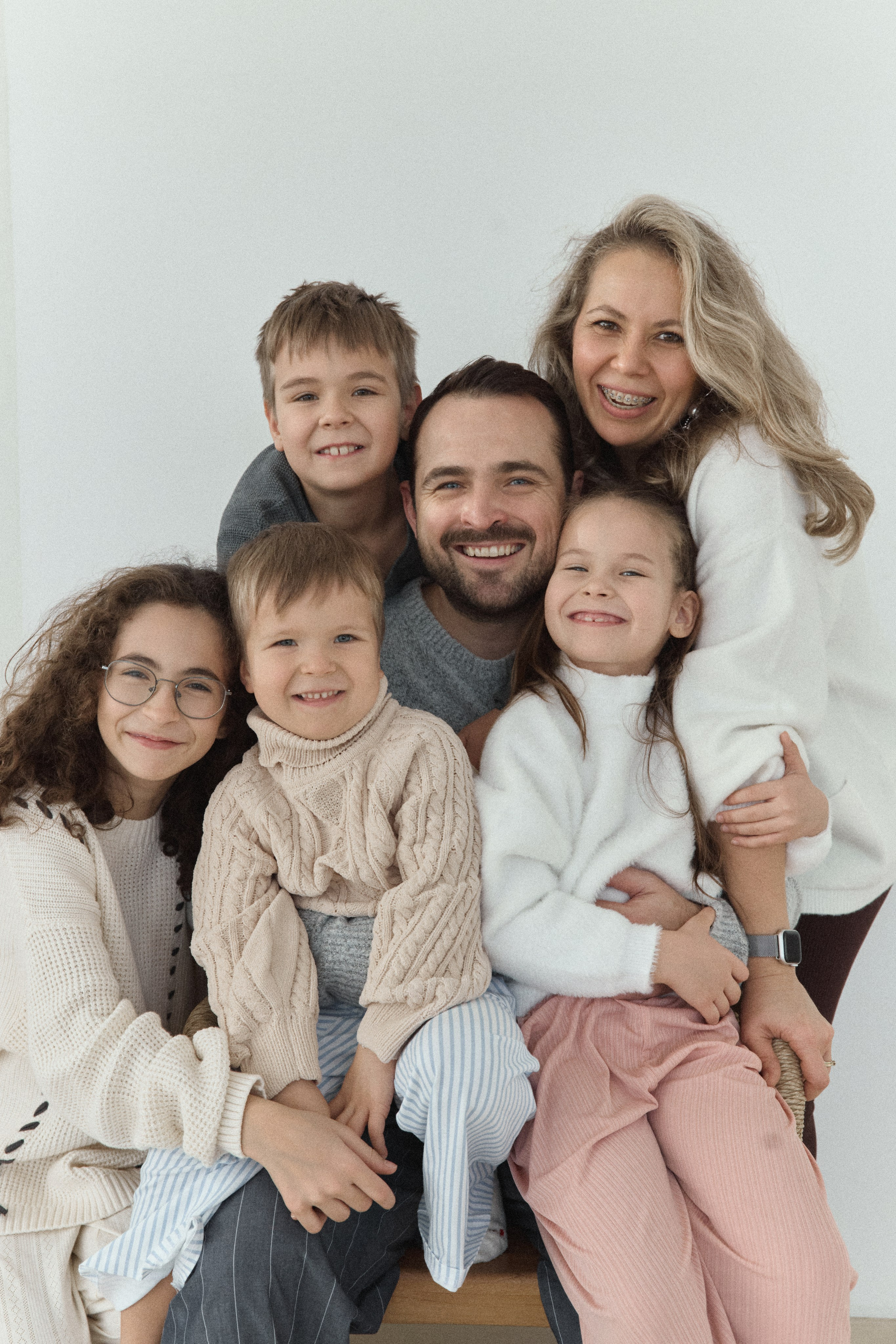 Данила + Нэлла + Василиса + Антон + Алиса + Платон. Семейный и детский фотограф Юлия Шох