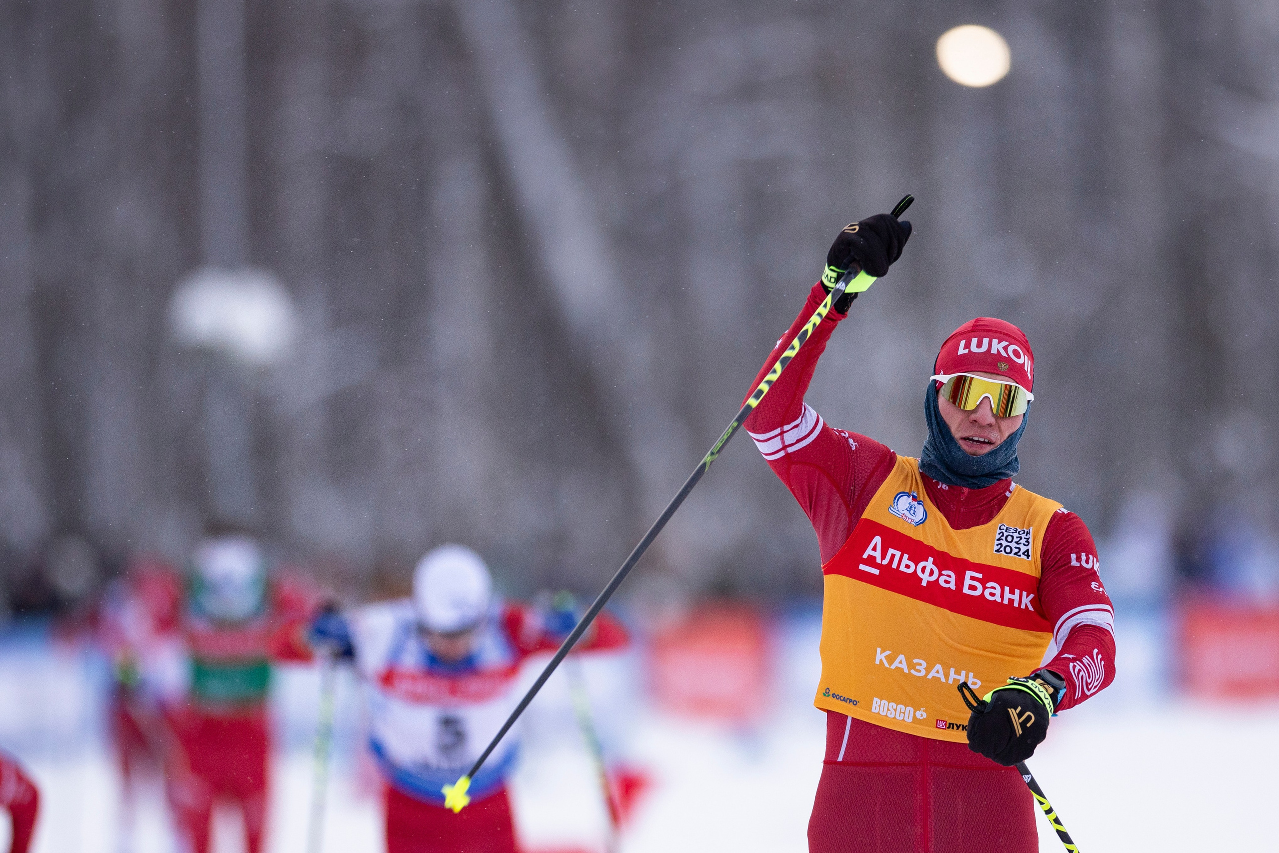 Кубок России по лыжным гонкам 2024. Спринт, мужчины. Спортивный репортажный фотограф Казань Нафис Сиразетдинов