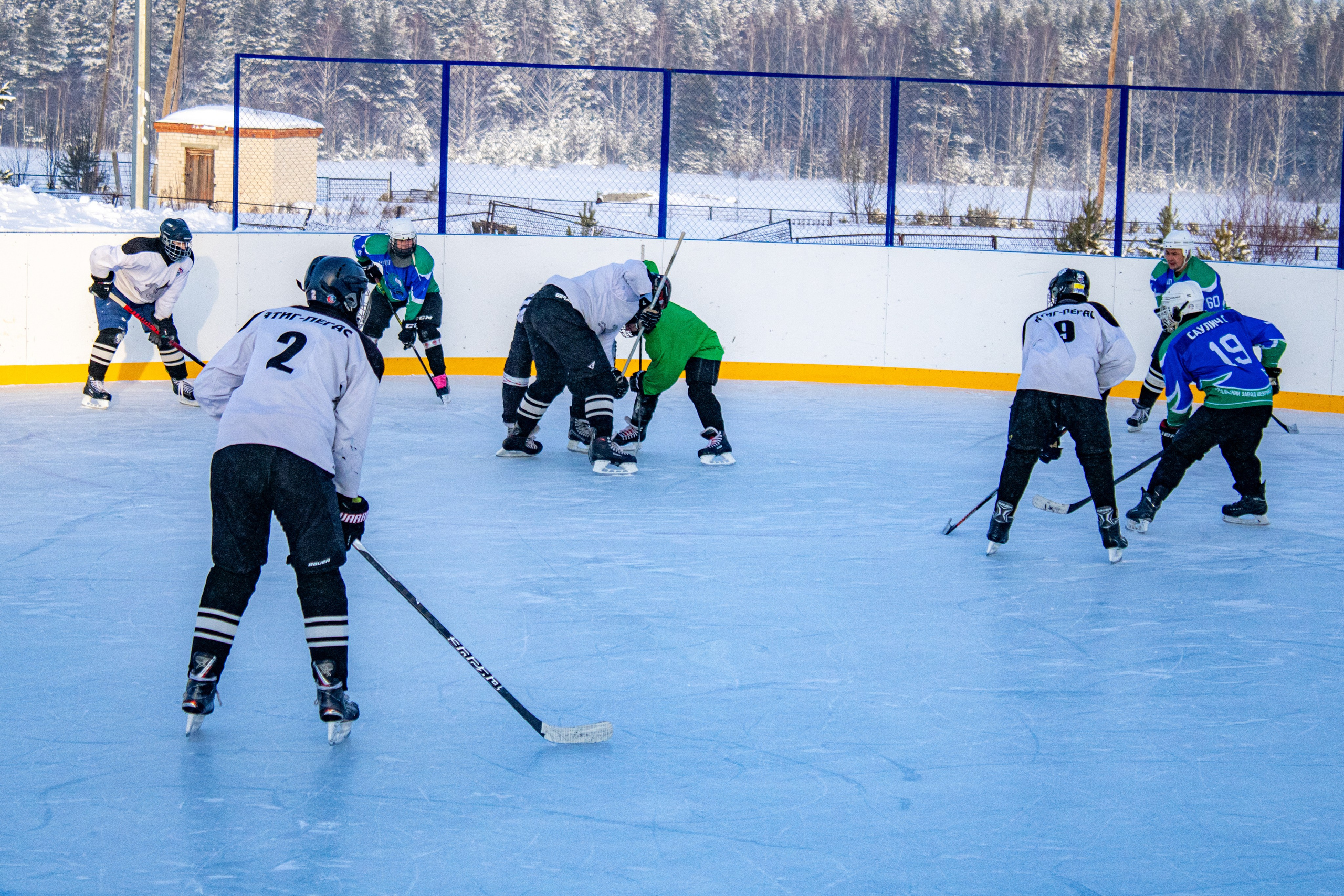 Хоккей г.п Атиг-г.п Дружинино