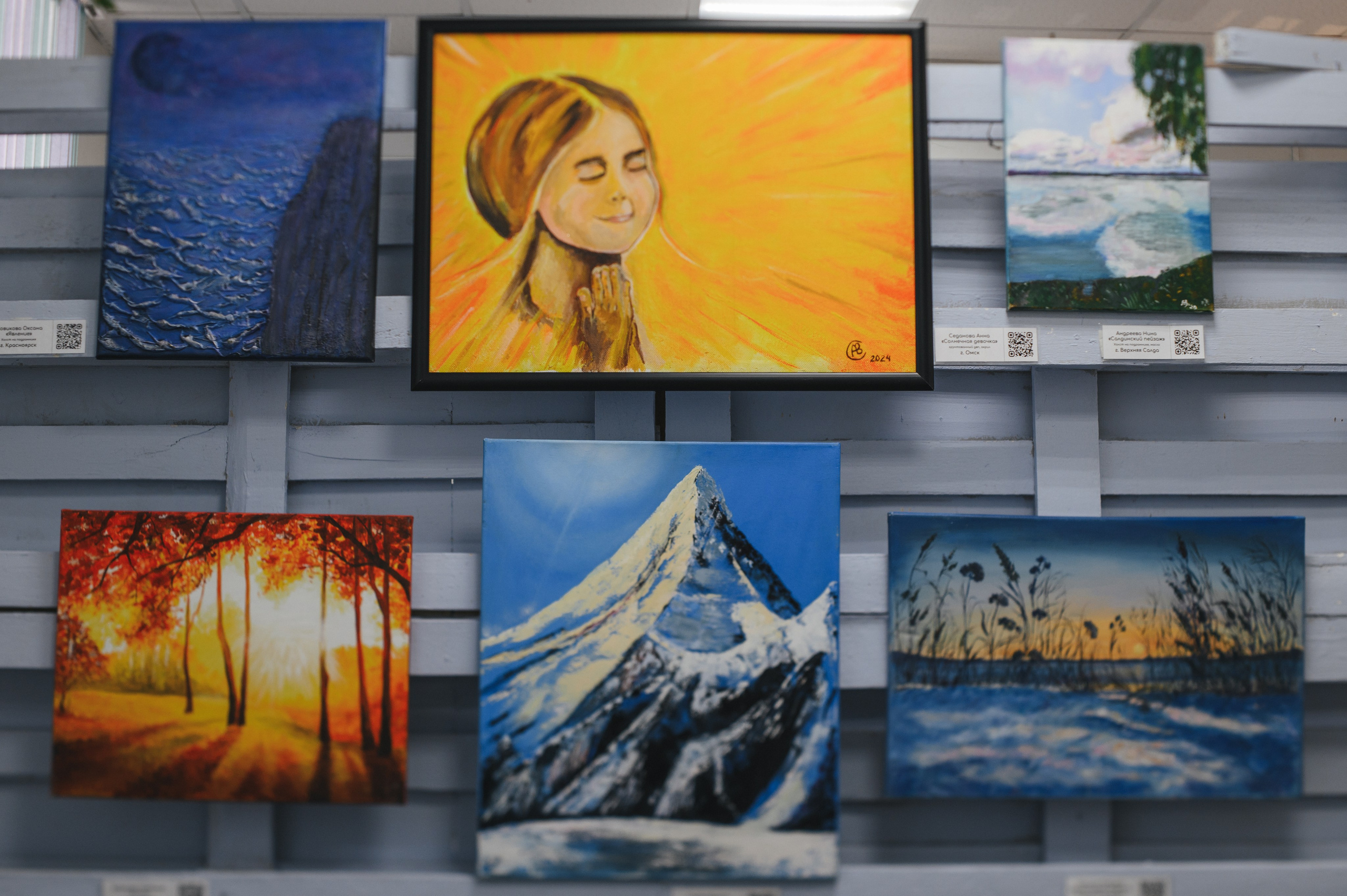 Благотворительная выставка картин «Душа с душою говорит». Фотограф в Самаре