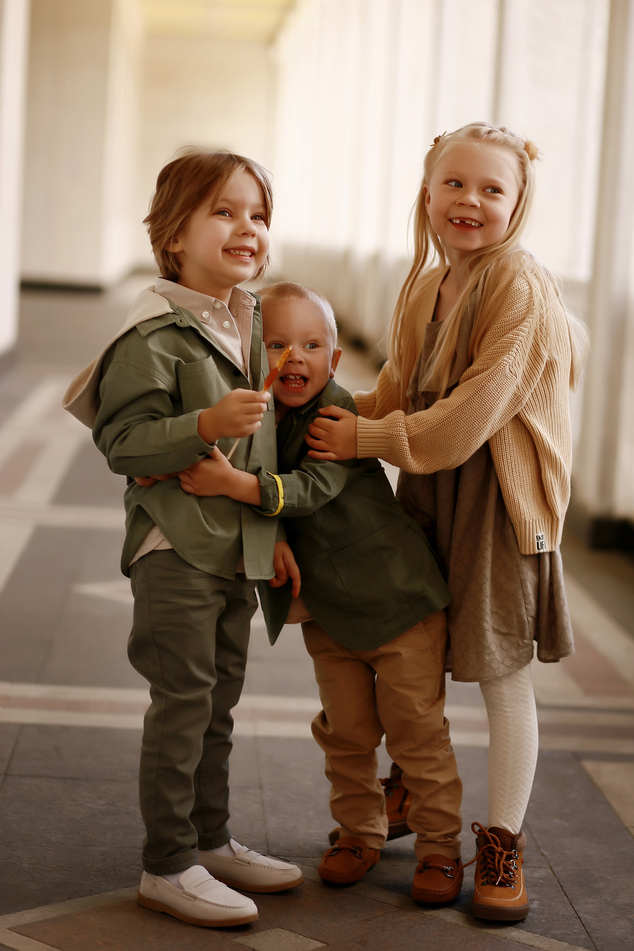 Семья Ани. Прогулка на Речном вокзале. Фотограф Москва Лара Чайка