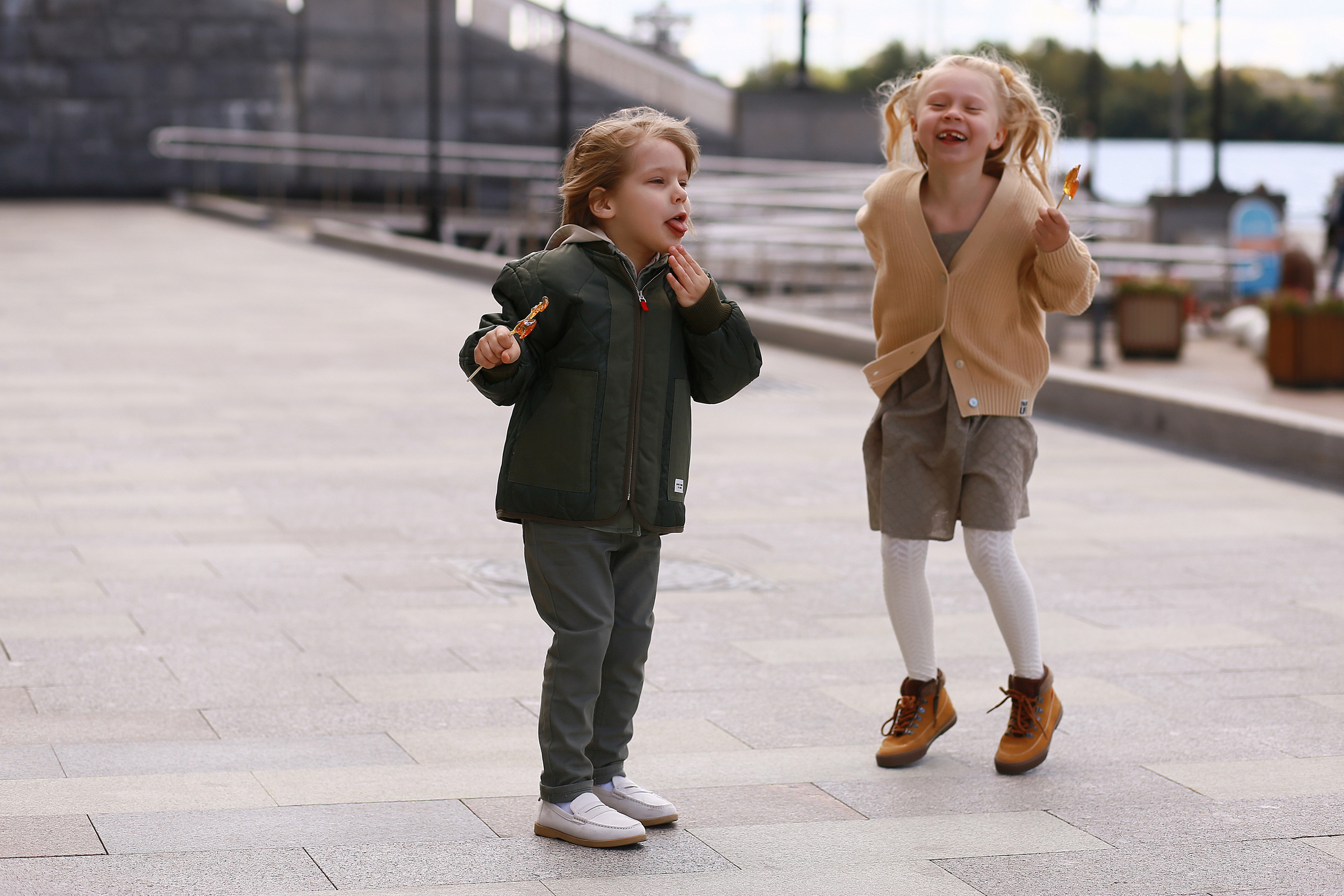 Семья Ани. Прогулка на Речном вокзале. Фотограф Москва Лара Чайка