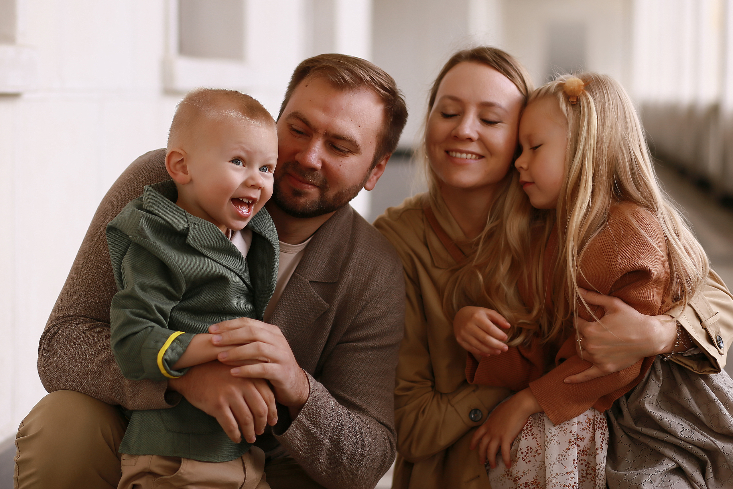Семья Ани. Прогулка на Речном вокзале. Фотограф Москва Лара Чайка
