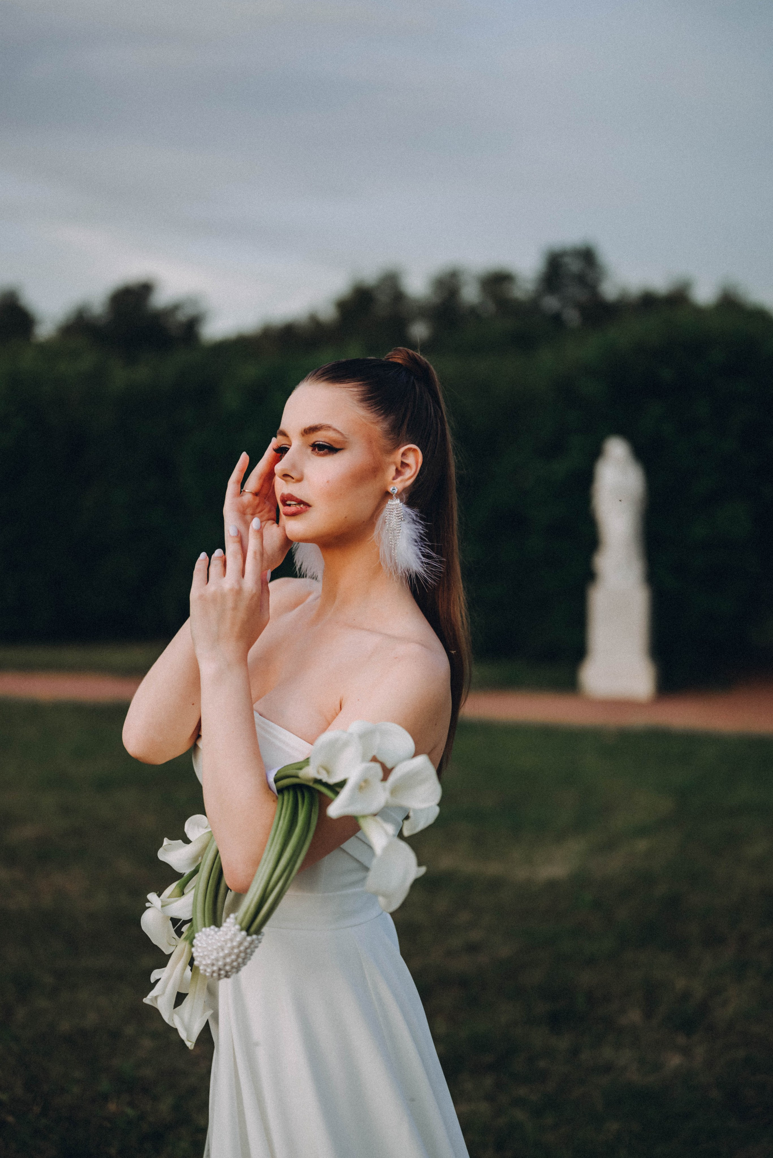 Невеста в Архангельском. Фотограф Анастасия Монах